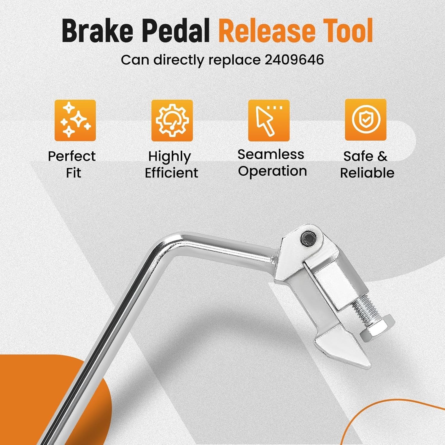 ZKTOOL Brake Pedal Release Tool for BMW 3 Series 5 Series M3 F01 G20 OEM 2409646