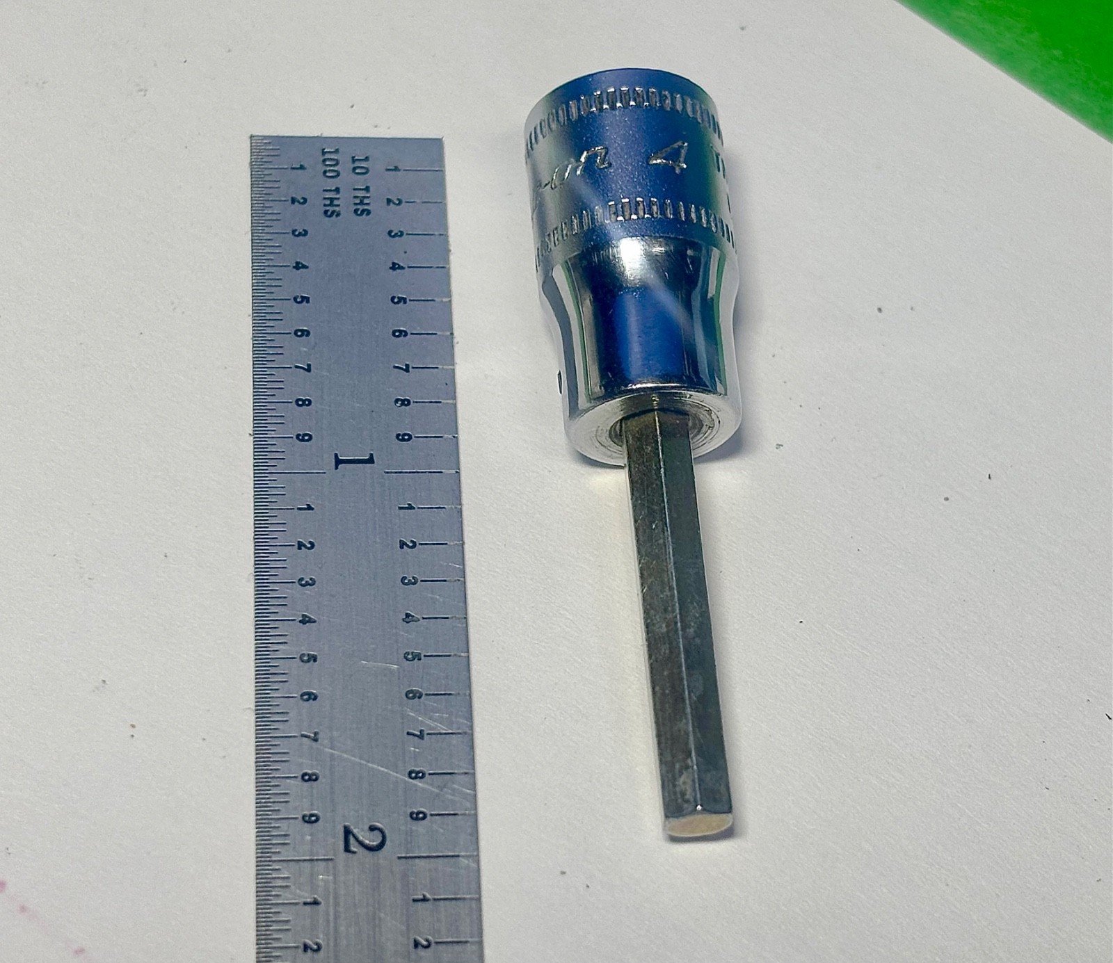 Snap-On Tools Metric 1/4″ Drive 4MM Standard Hex Bit Socket Driver TMAM4
