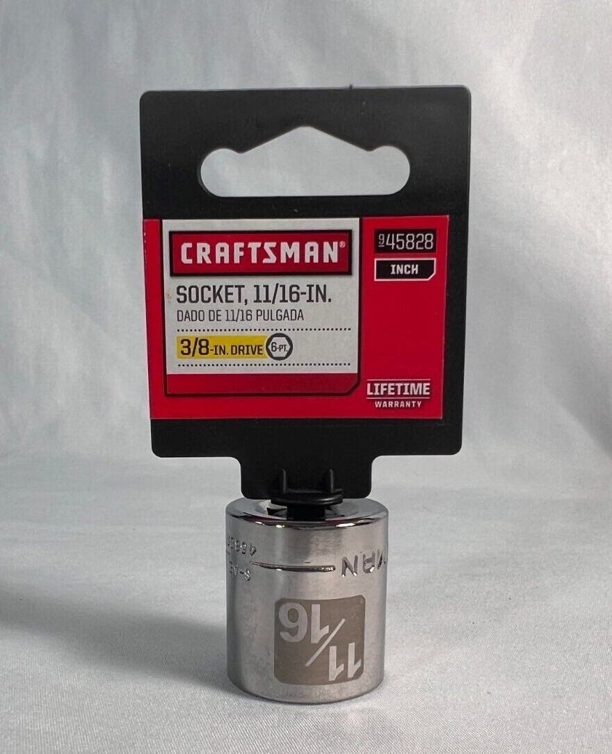 NEW Craftsman Socket 3/8 & 1/2″ Drives 6 &12 pt Choose Size Metric / SAE