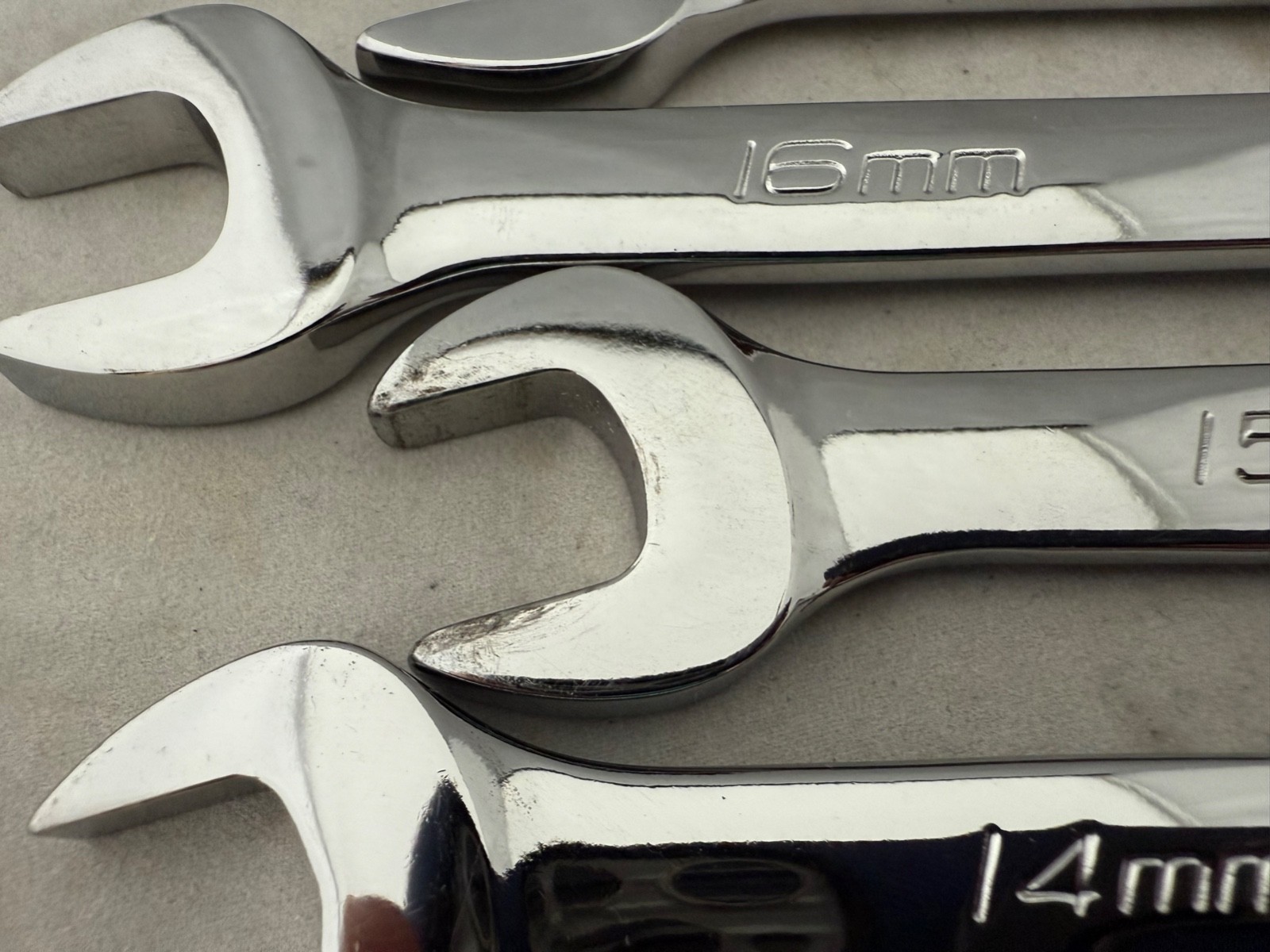 Snap on OEXM713B 13 Pc 12 Pt Metric Flex Drive Combo Wrench Set 10-22mm
