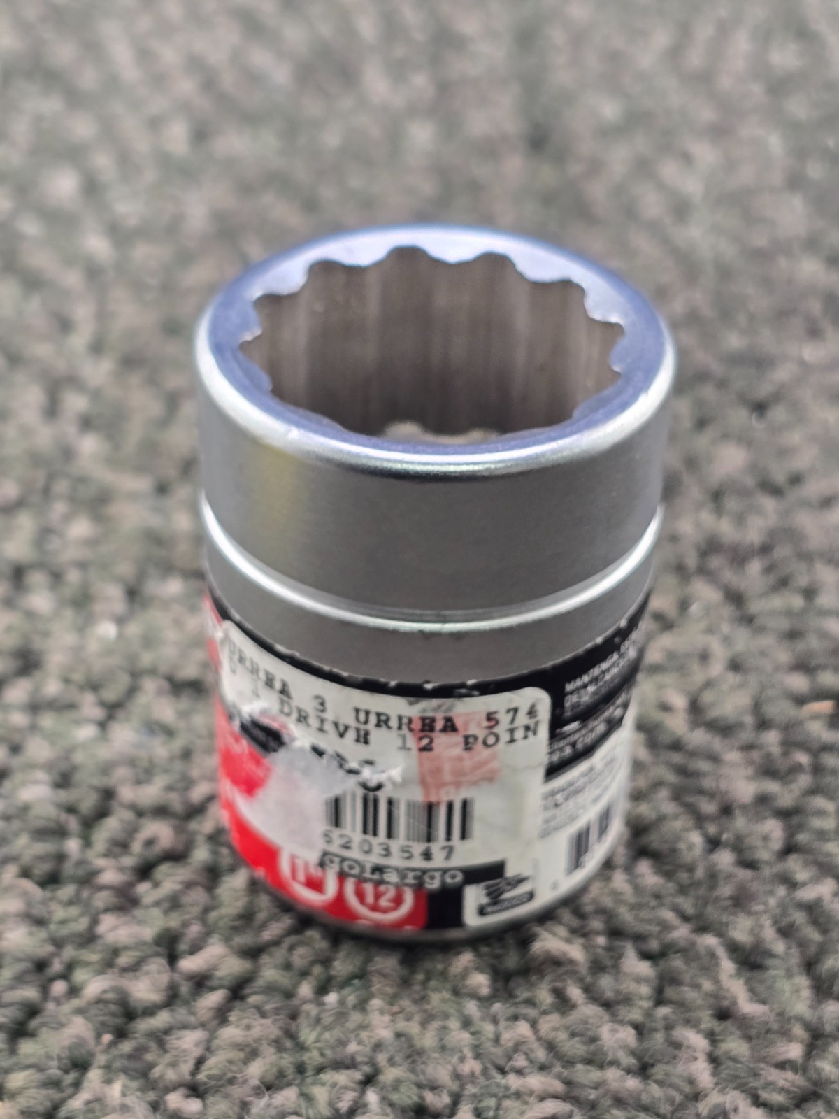 (QTY 2) URREA 5740: 1-1/4in SAE Standard Socket 12 Point Chrome
