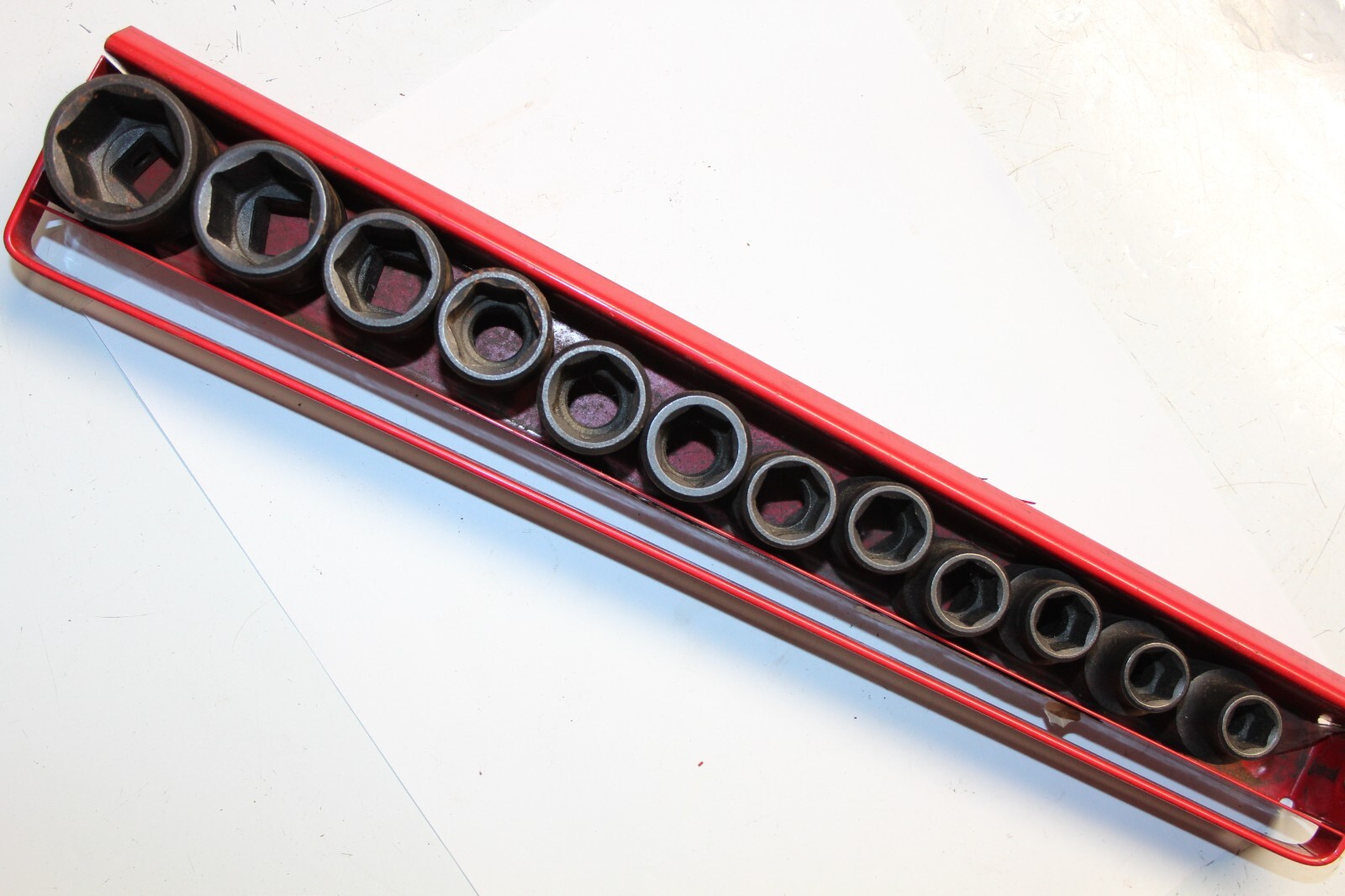 MAC TOOLS SVPM136TR 1/2″ Drive Metric Impact Socket Set – 6-PT. 11 PCS YT12Y USA