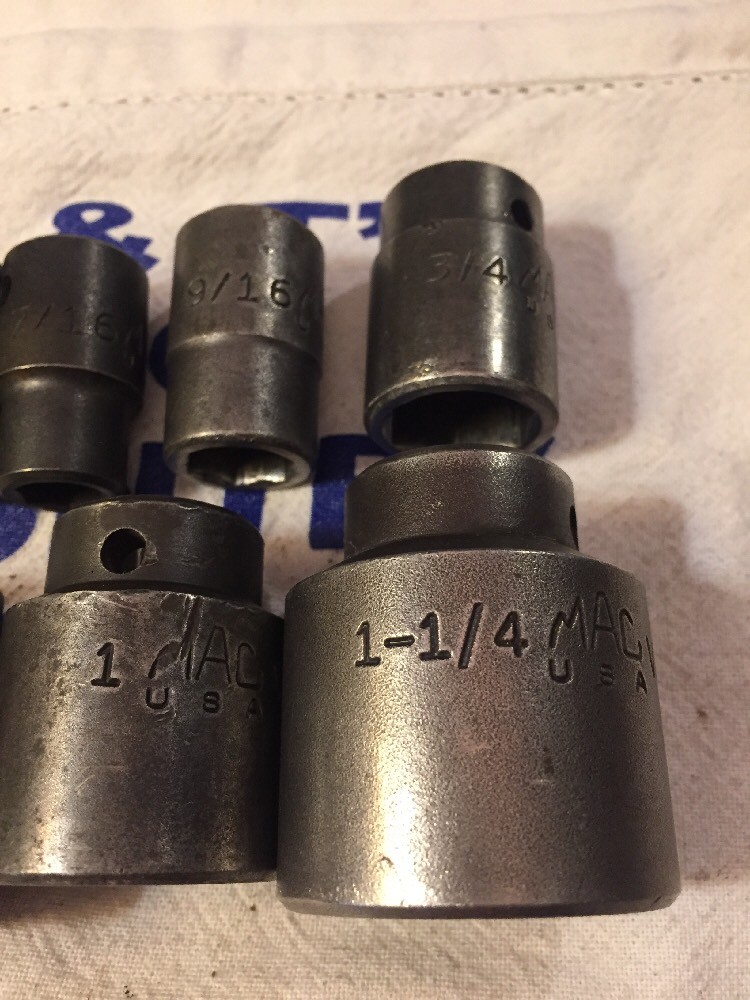 Mac Tools USA 1/2″ Drive 7pc 6pt Impact Socket Set VP Series