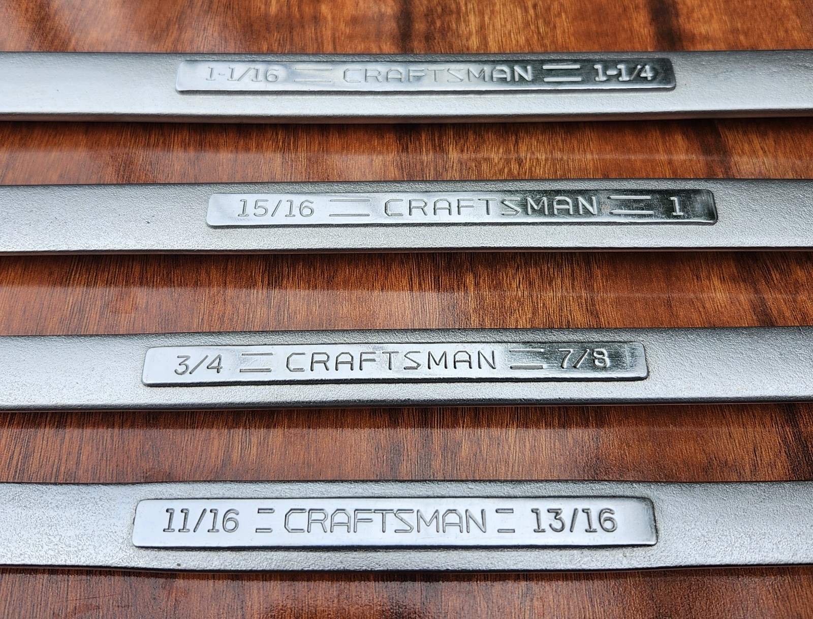 CRAFTSMAN USA 8 Pc SAE 12PT DOUBLE BOX END Wrench Set 1/4” to 1-1/4″ V & VV Ser