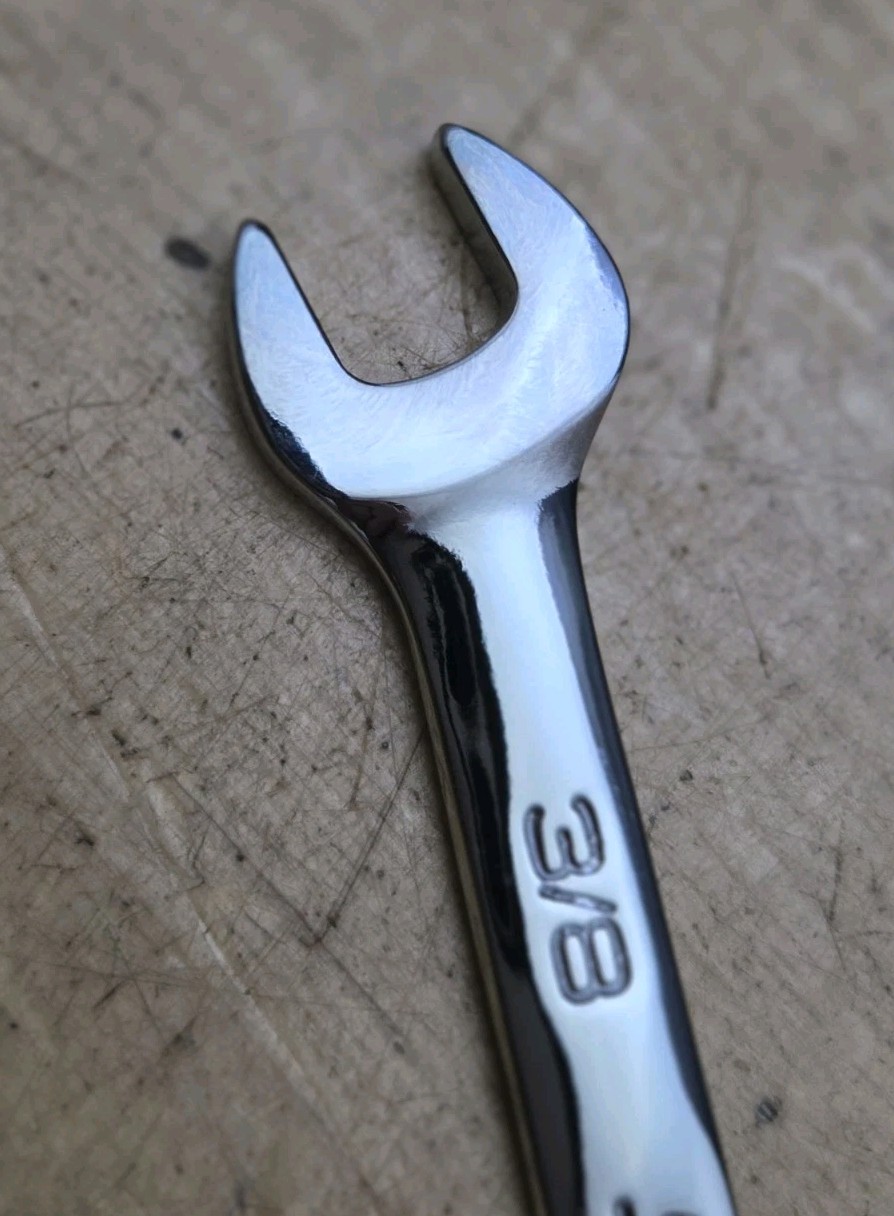 New Snap On VO1214B – 3/8″ X 7/16″ Chrome Double Open End Wrench