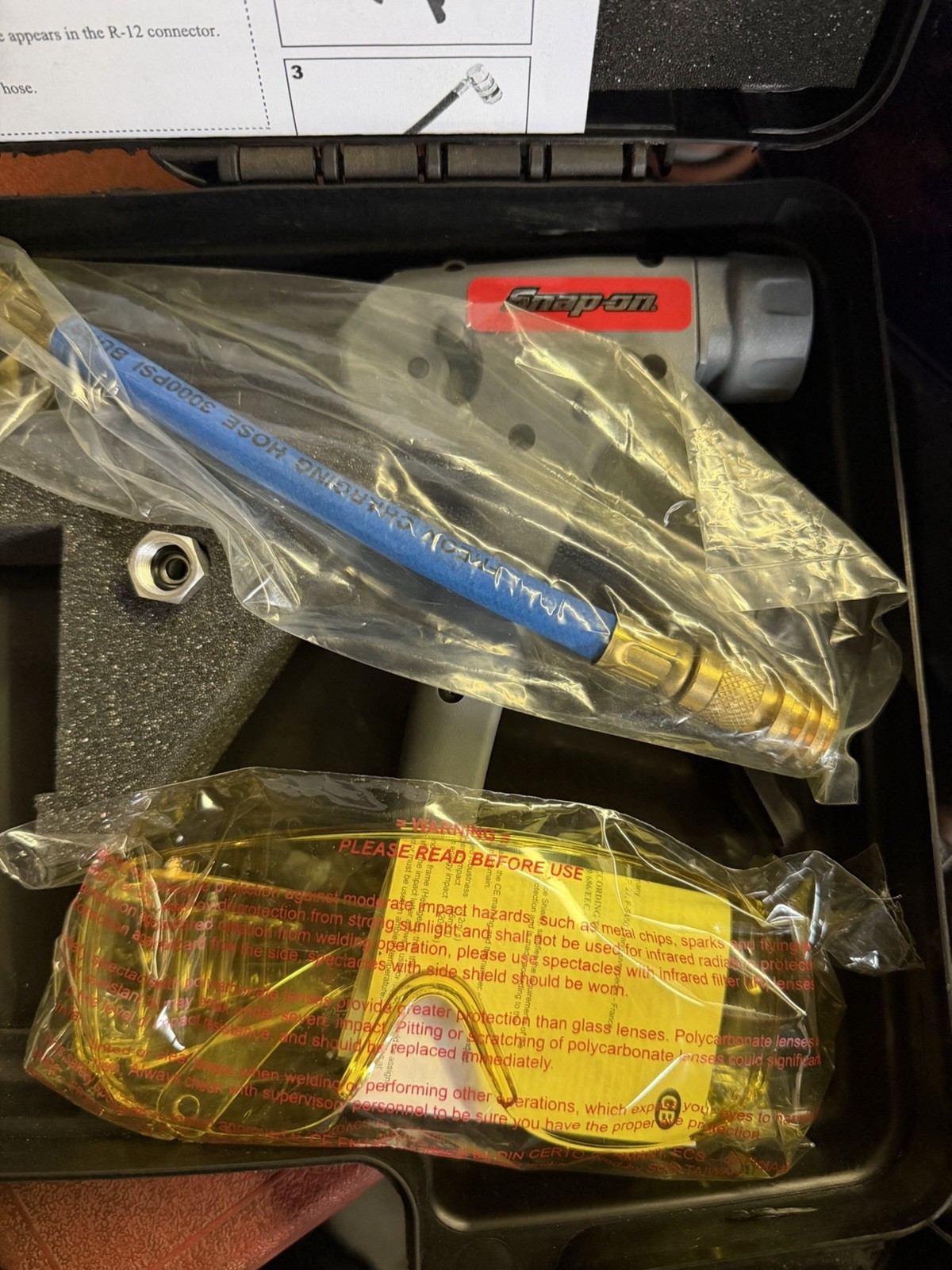 SNAPON INJECTOR GUN LIGHT KIT R-12/R-134A