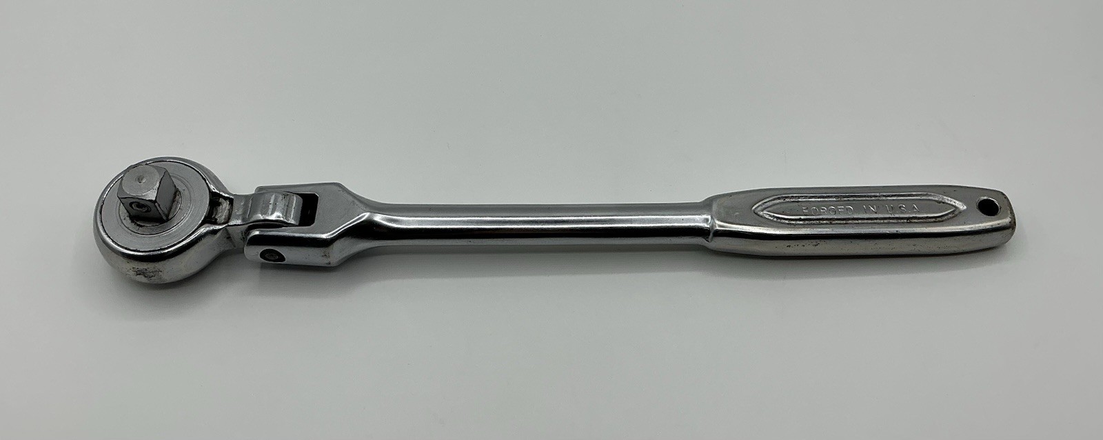 Vtg INDESTRO USA #3270 Indexing Flex Head 1/2” Drive Ratchet Just Serviced