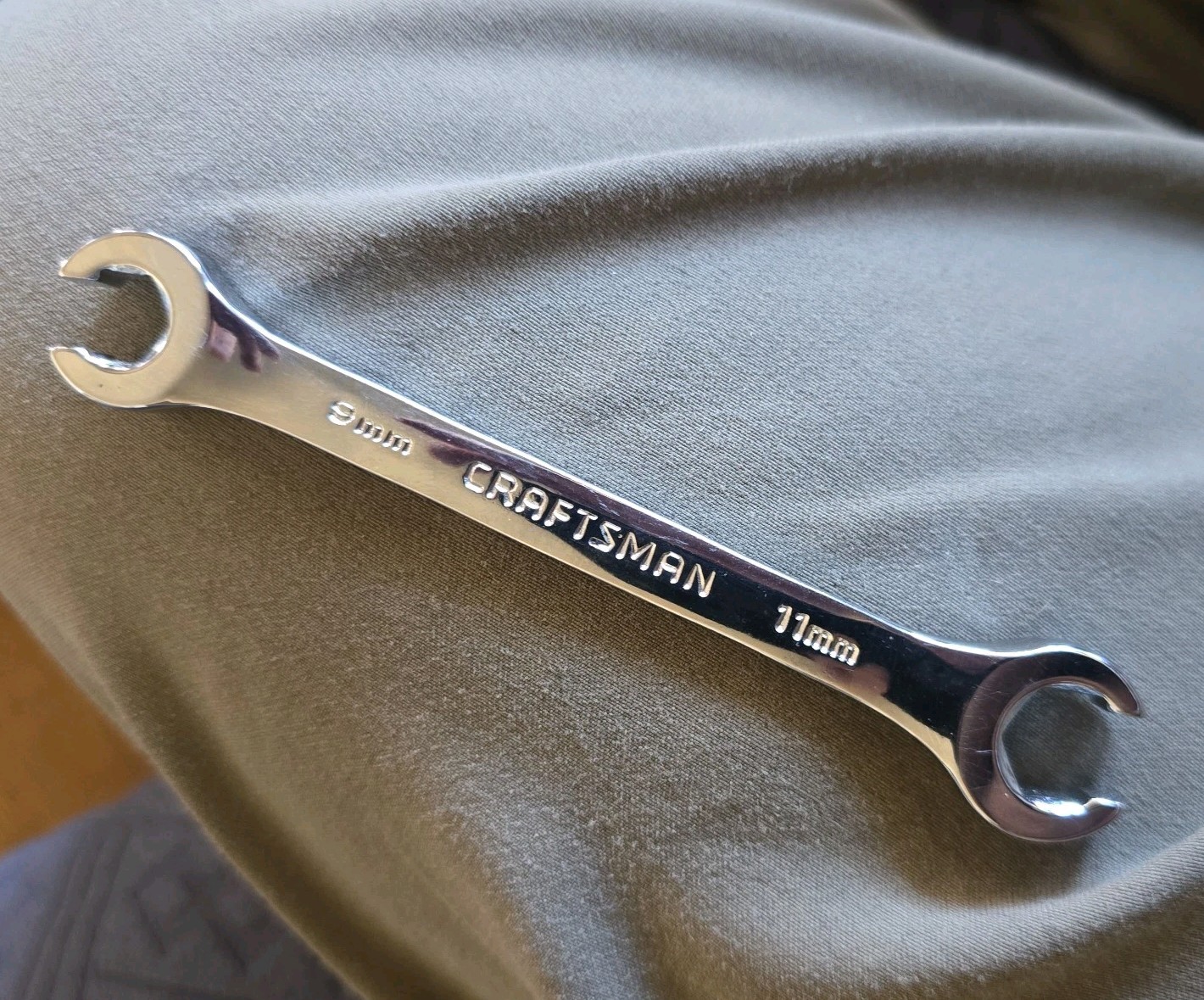 Craftsman Tools PROFESSIONAL 42095 Metric 9mm x 11mm Flare Nut Line Wrench USA