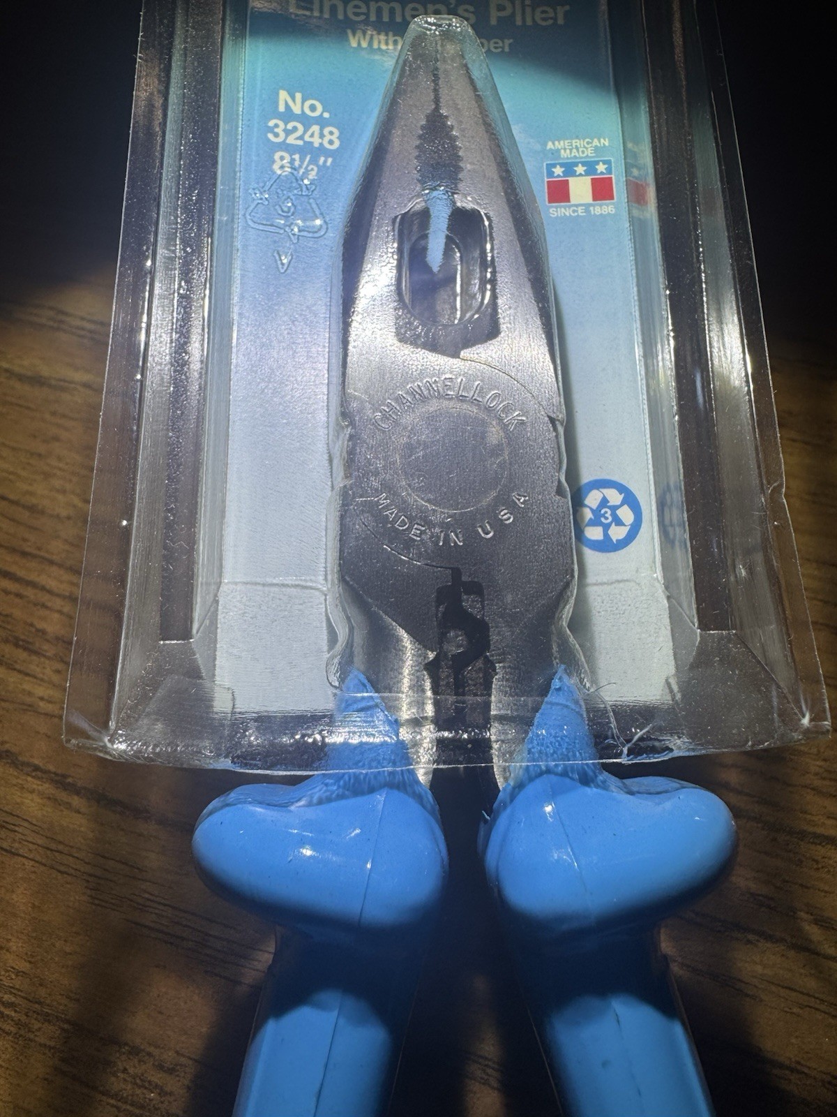 CHANNELLOCK 3248 LINEMAN’S PLIERS w/ Crimper Posi-Grip 1000V ins 8-1/2″ 216mm