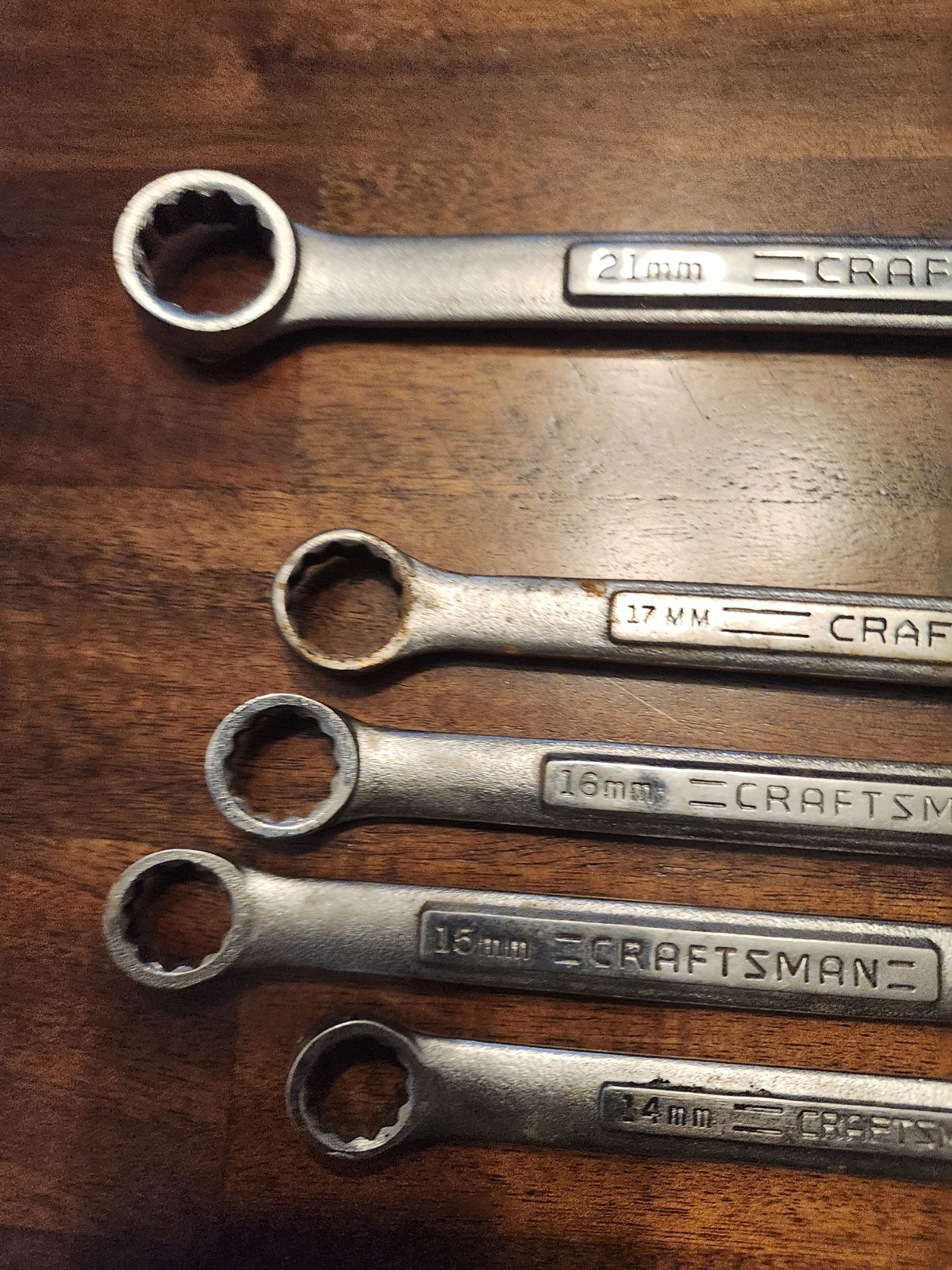 Craftsman Metric 10pc Lot Of Misc Sized Wrenches Mostly Va&vv Series