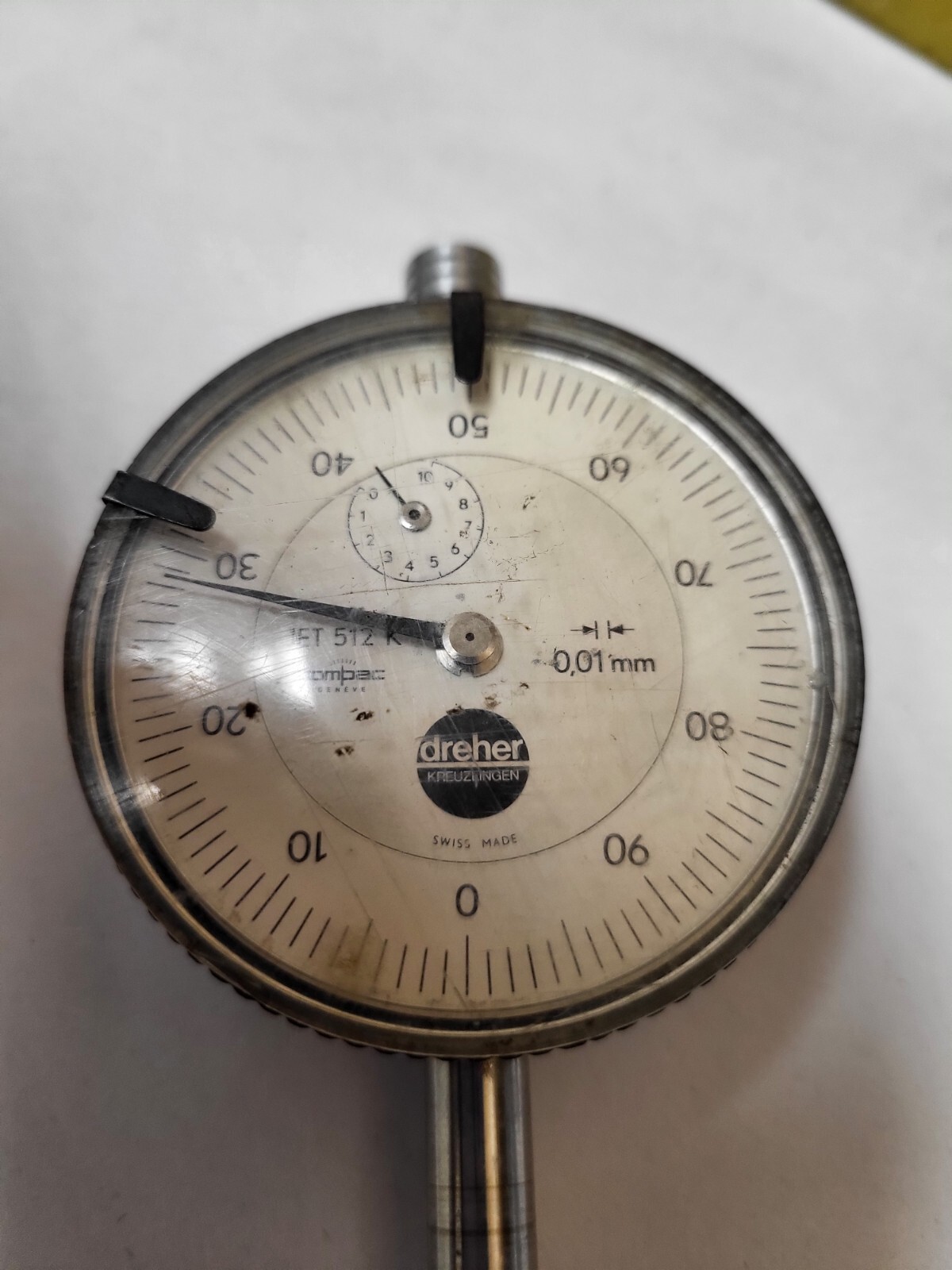 Metric Central Tool USA # 272 & Dreher Jet 512 K 0.01 MM Dial Indicators Compac