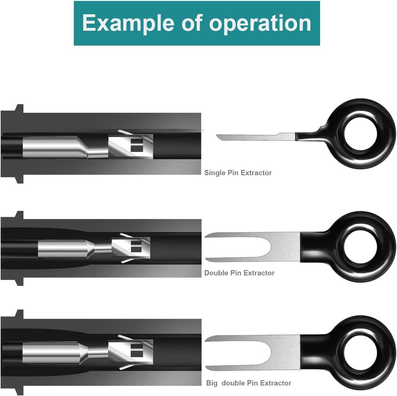 Versatile 39-Piece Kit for Extracting Car Wire Connectors – Easy to Use & Carry