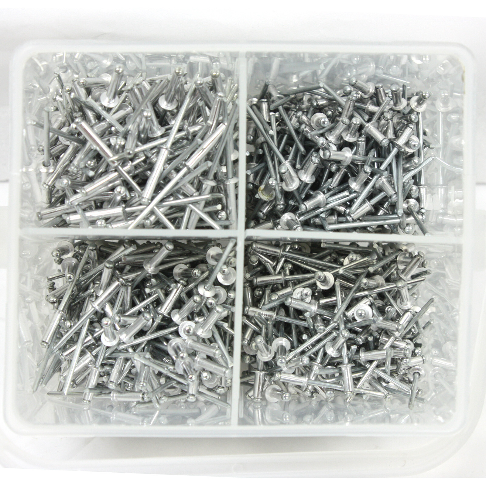 13″ Hand Riveter w/ 1000 pc Assorted Rivet Set Pop Nut Gun Threaded Setting Tool