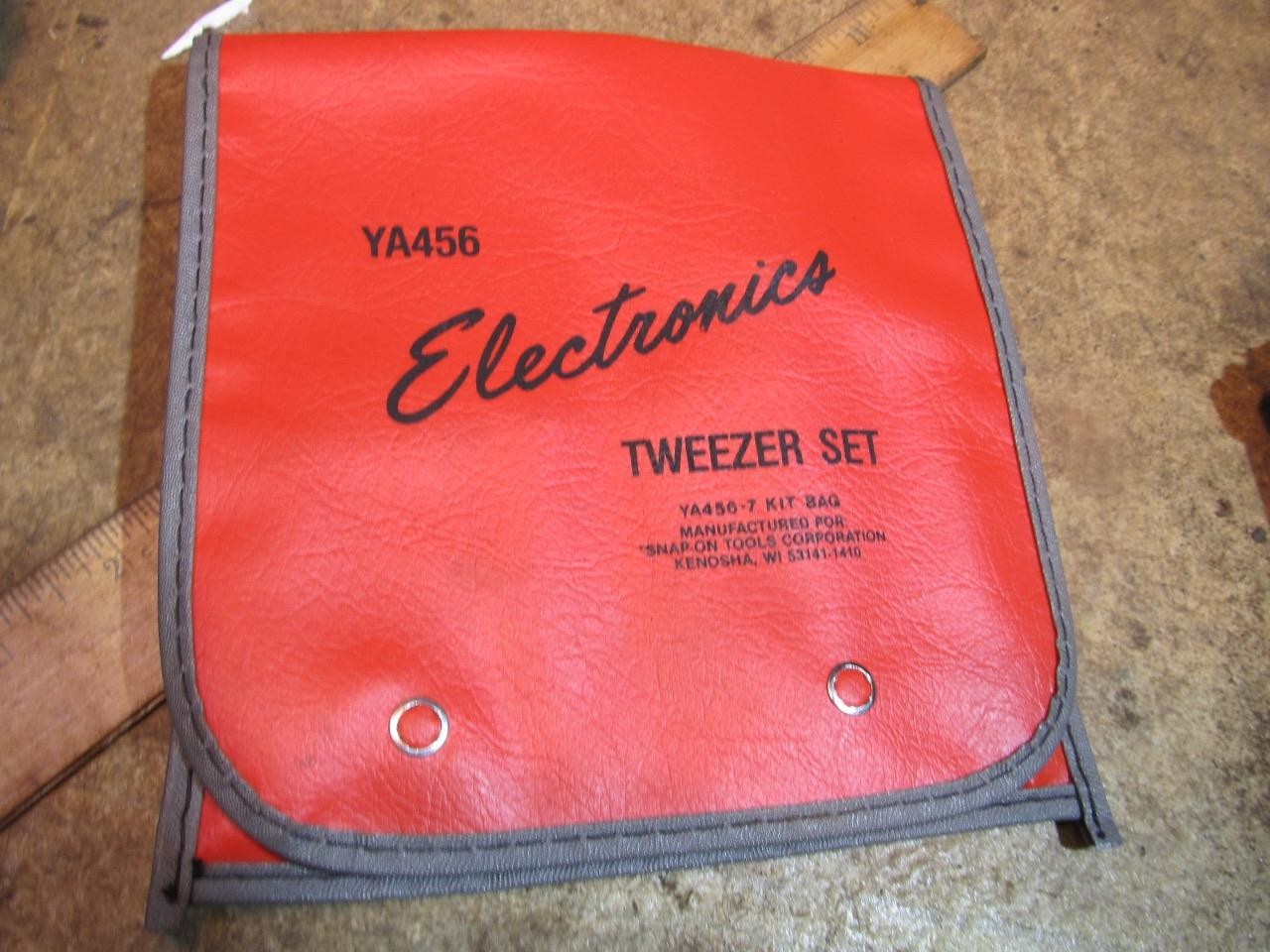 Snap On YA456 Electronics Tweezer Set Missing One