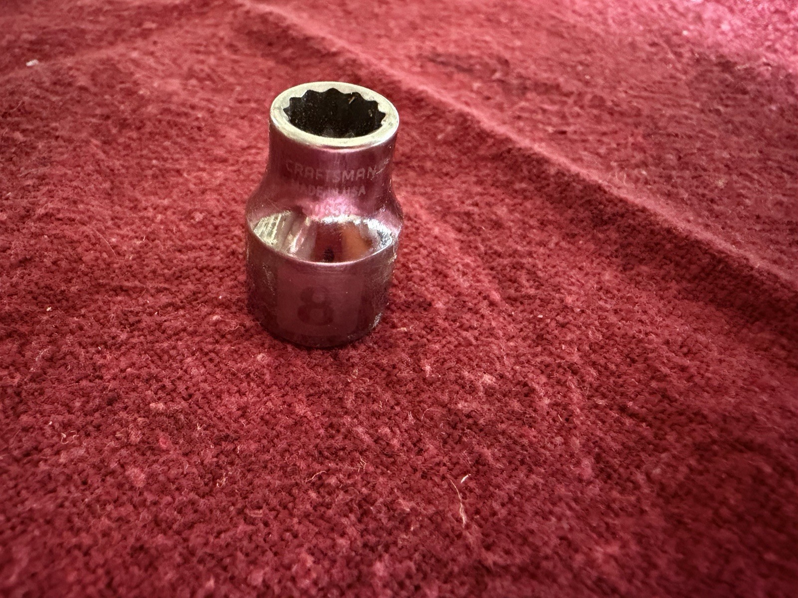 Craftsman 8mm Socket 3/8″ Drive Shallow and 12 Point Never Been Used