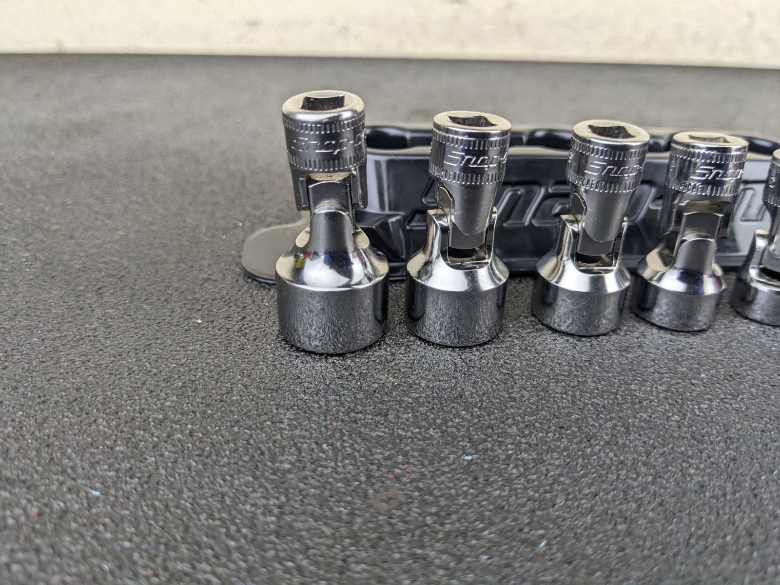 #bp289 Snap-On 106TMUSMA Metric 1/4″ Drive 6-point Universal Swivel Socket Set