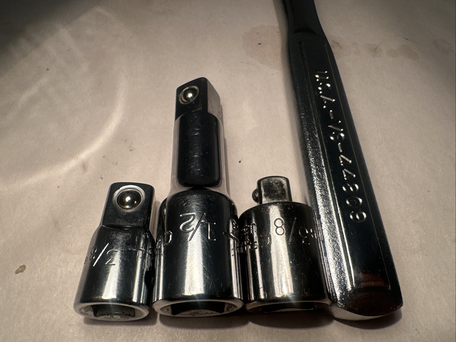 CRAFTSMAN 16 piece 1/2” Drive SAE 6 Point Sockets 7/16 – 1-1/8 + Rachet & 3 More