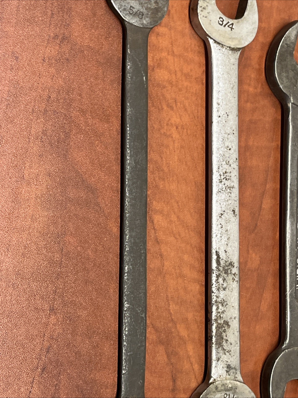 Vintage craftsman open ended wrenches USA Made. No. 3 No. 4 & 1031 Underline C