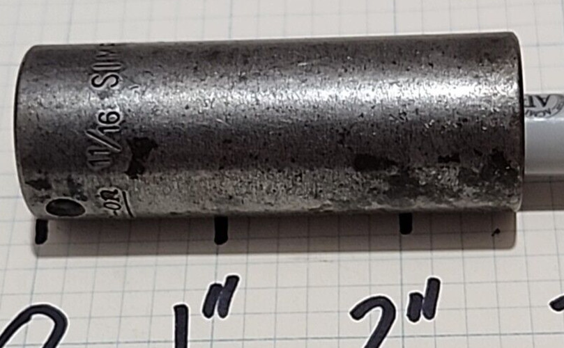 Snap On 11/16″ SIMF220 Deep Impact Socket 3/8″ Drive 6 point Made in USA