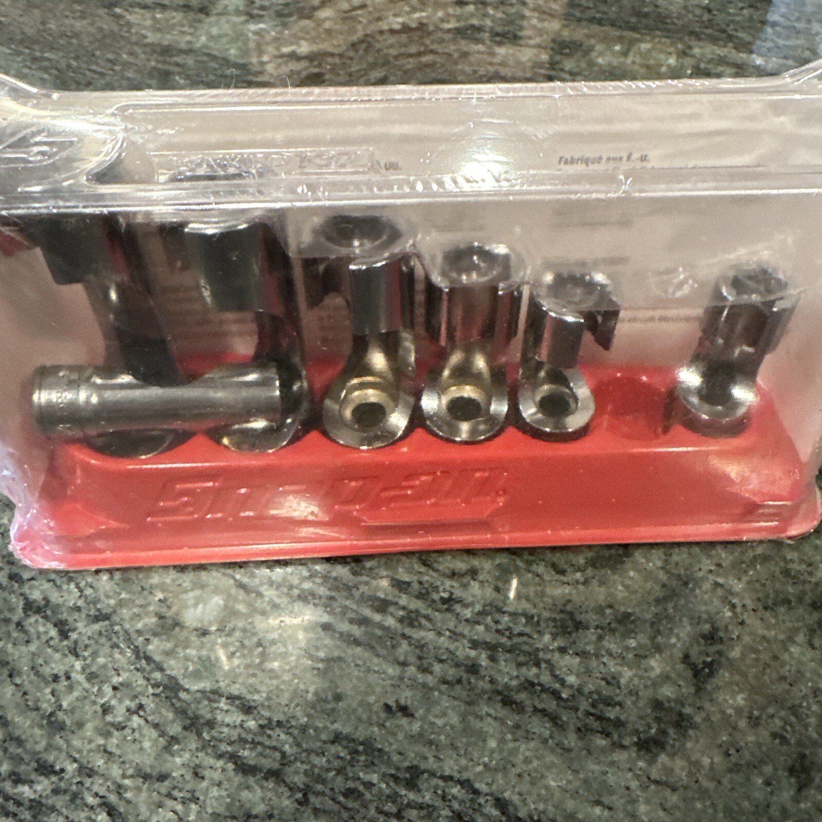 Snap-on 207frx 7 pc flare nut socket set 3/8-3/4” sealed