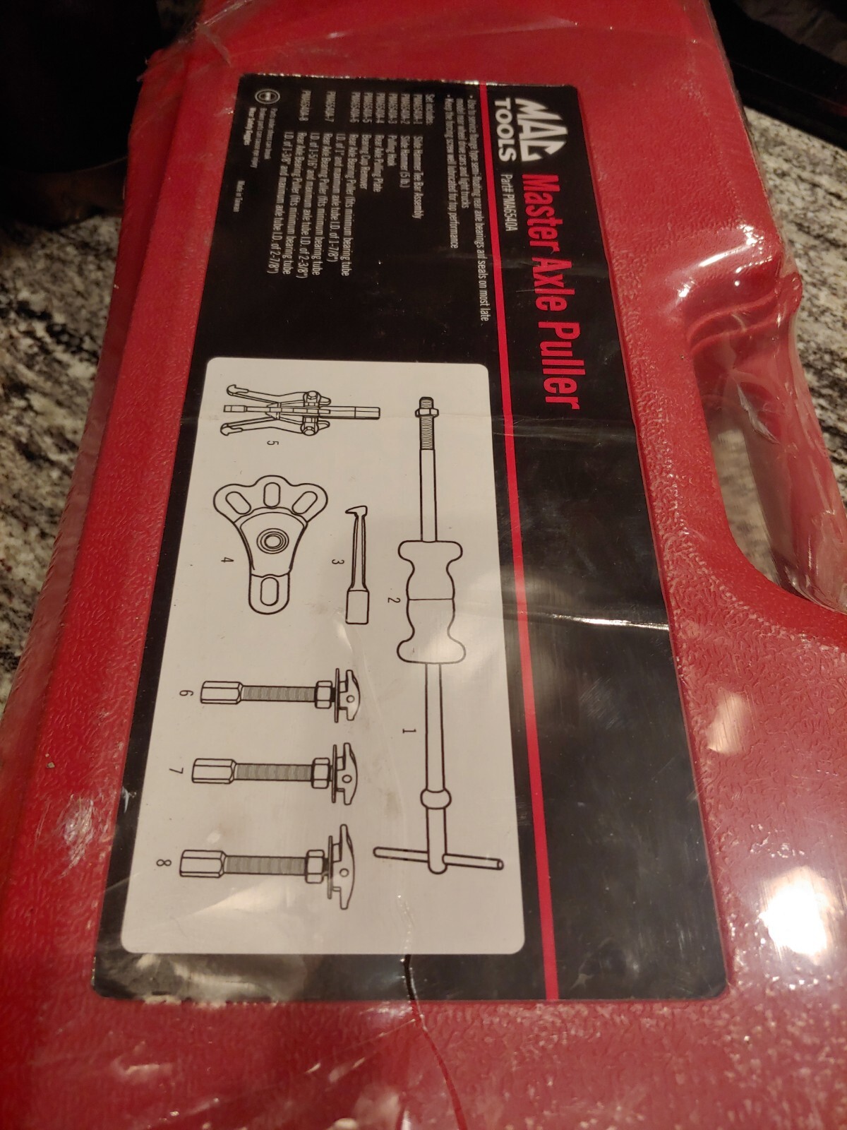 Mac Tools Master Rear Axle Bearing Puller Set – SEALED