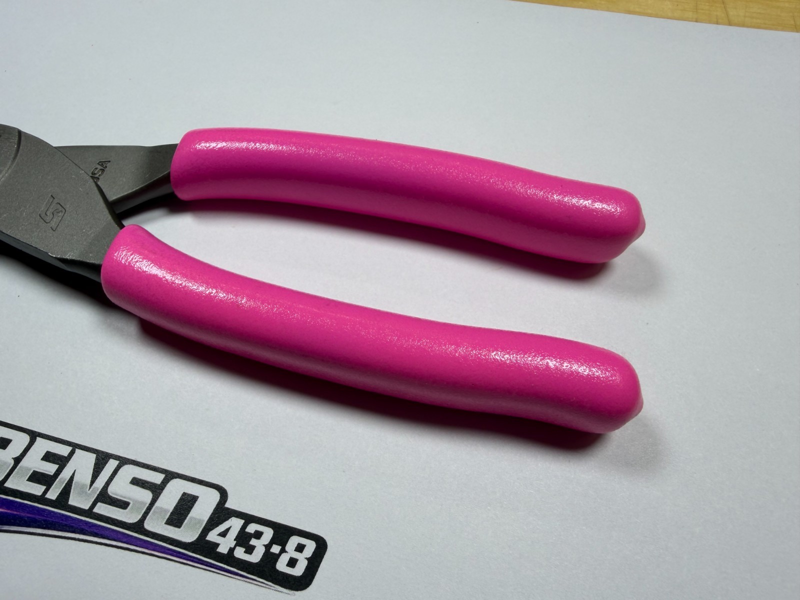 Snap-on Tools USA NEW PINK Soft Grip 7″ Diagonal Cutter Pliers 87ACFP