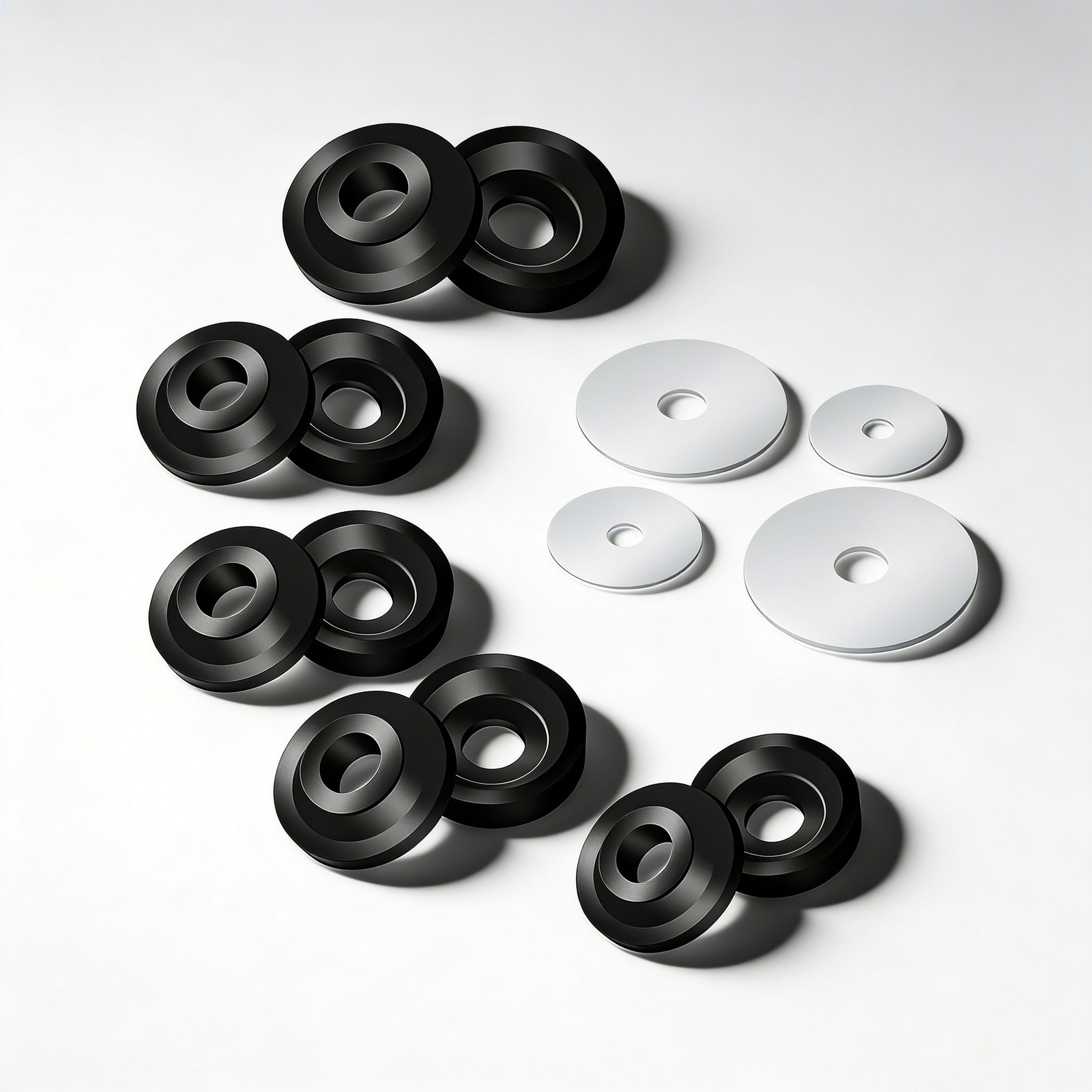 Fits Harbor Freight Hydraulic Punch Driver Dimple Die Set Steel Backing Discs US