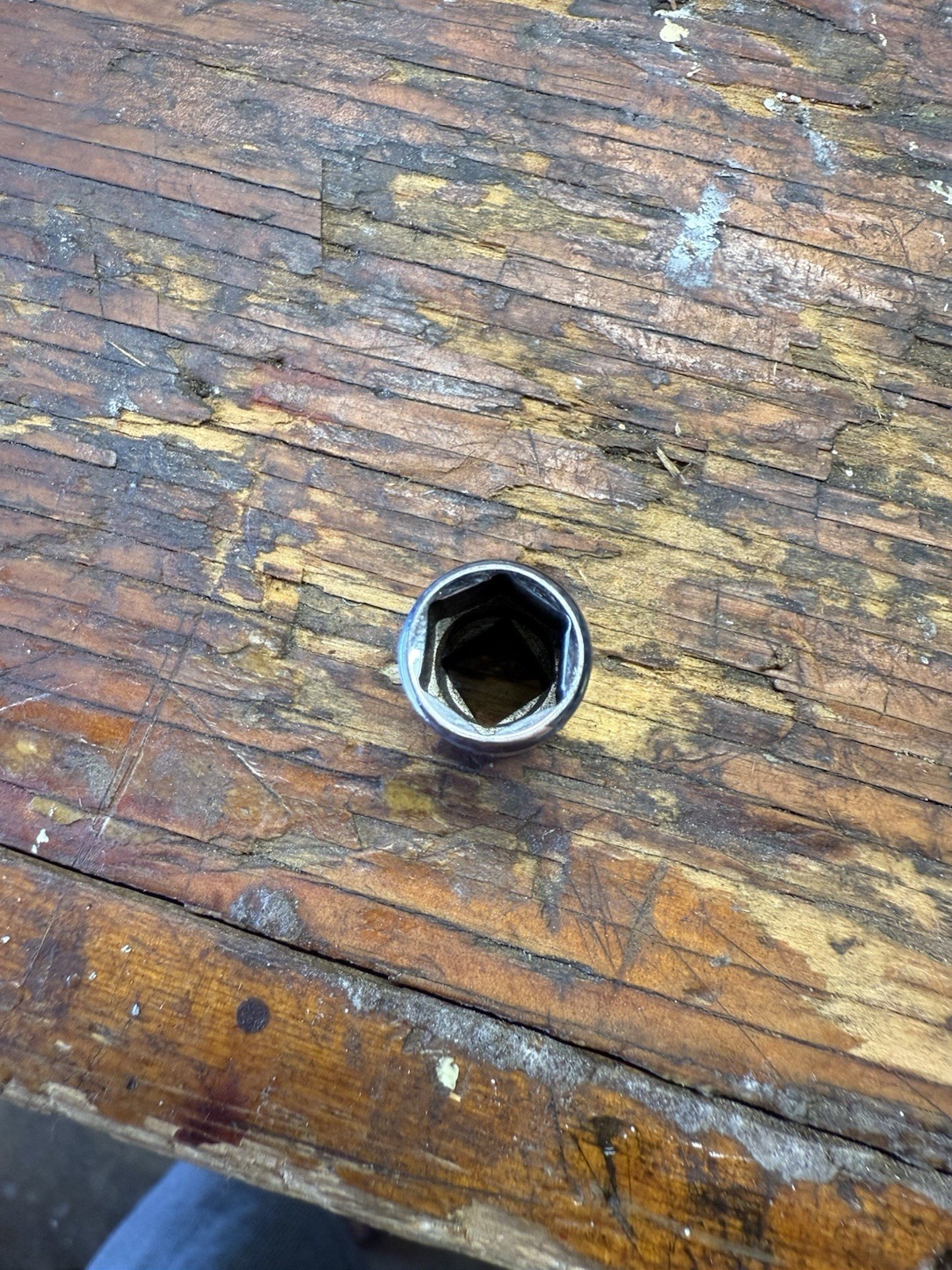 Vintage Snap On TMM9 9mm 1/4” Drive Chrome Socket