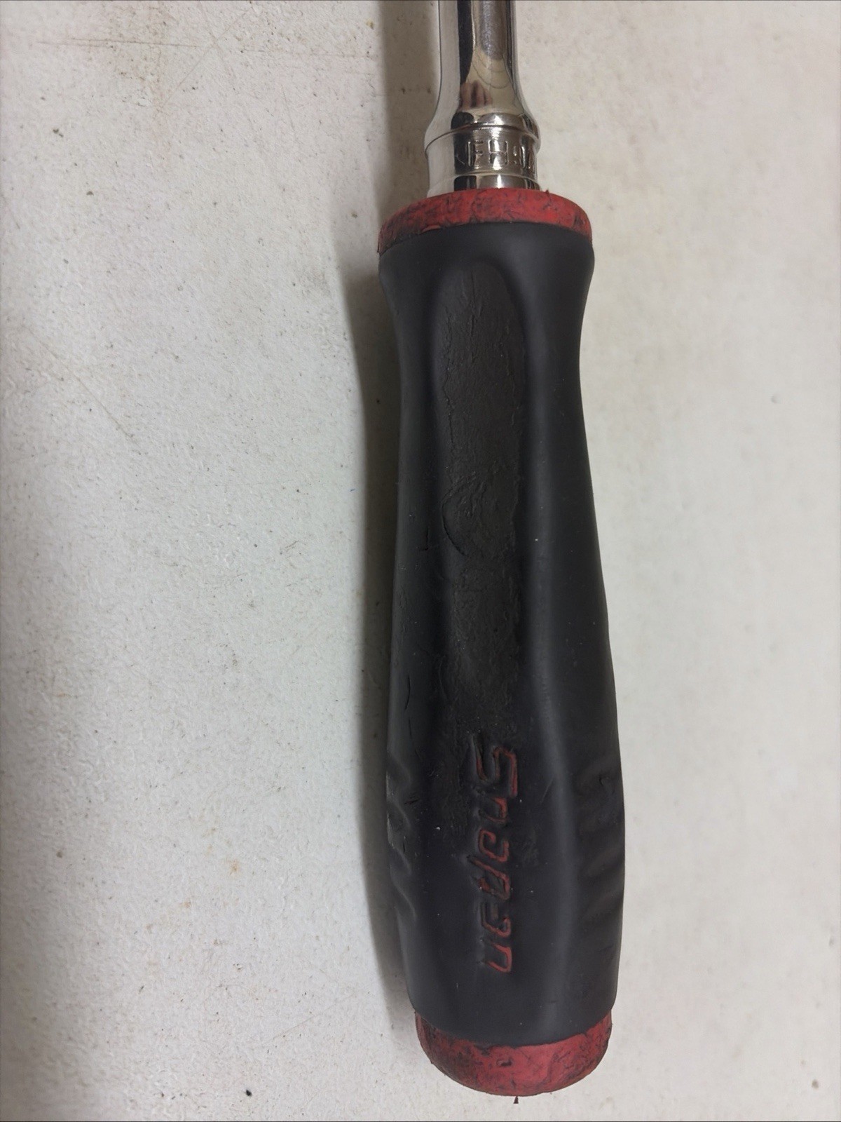 Snap On FH936 3/8” Drive Ratchet 36 Tooth Red Soft Grip Handle USA