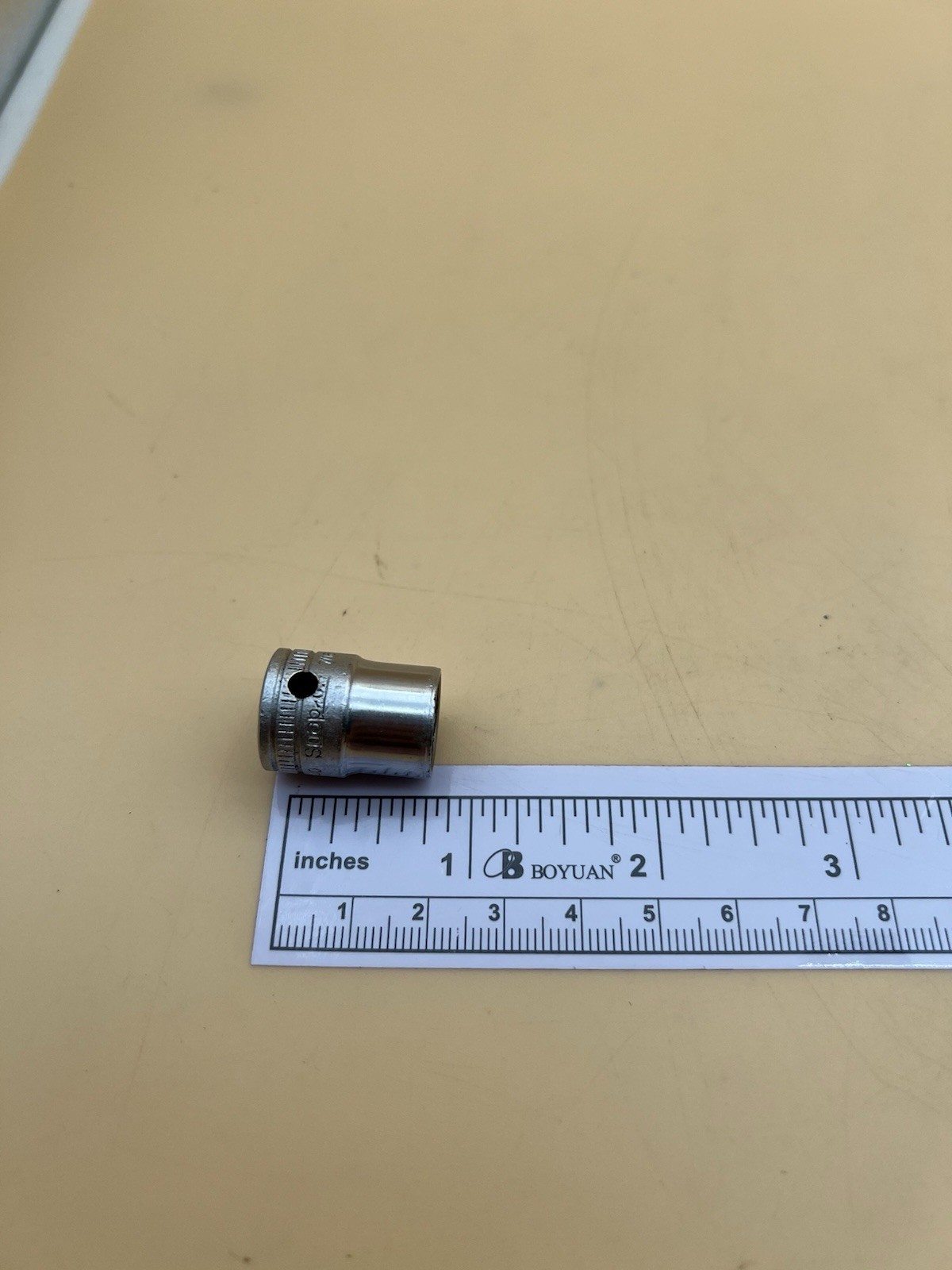 Vintage Snap On F-140 7/16″ Socket 12 Point 3/8″ Drive
