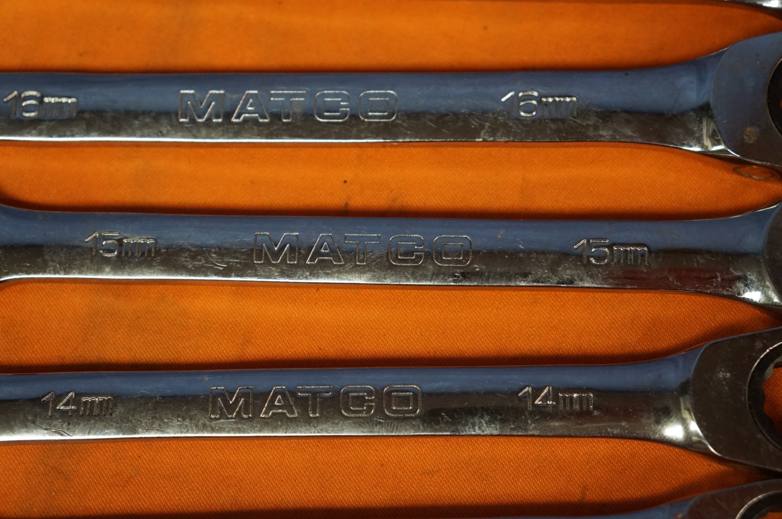Matco Tools 7GRC19M2 Combination Wrench 10PC 8MM 9MM 11-12MM 14-19MM