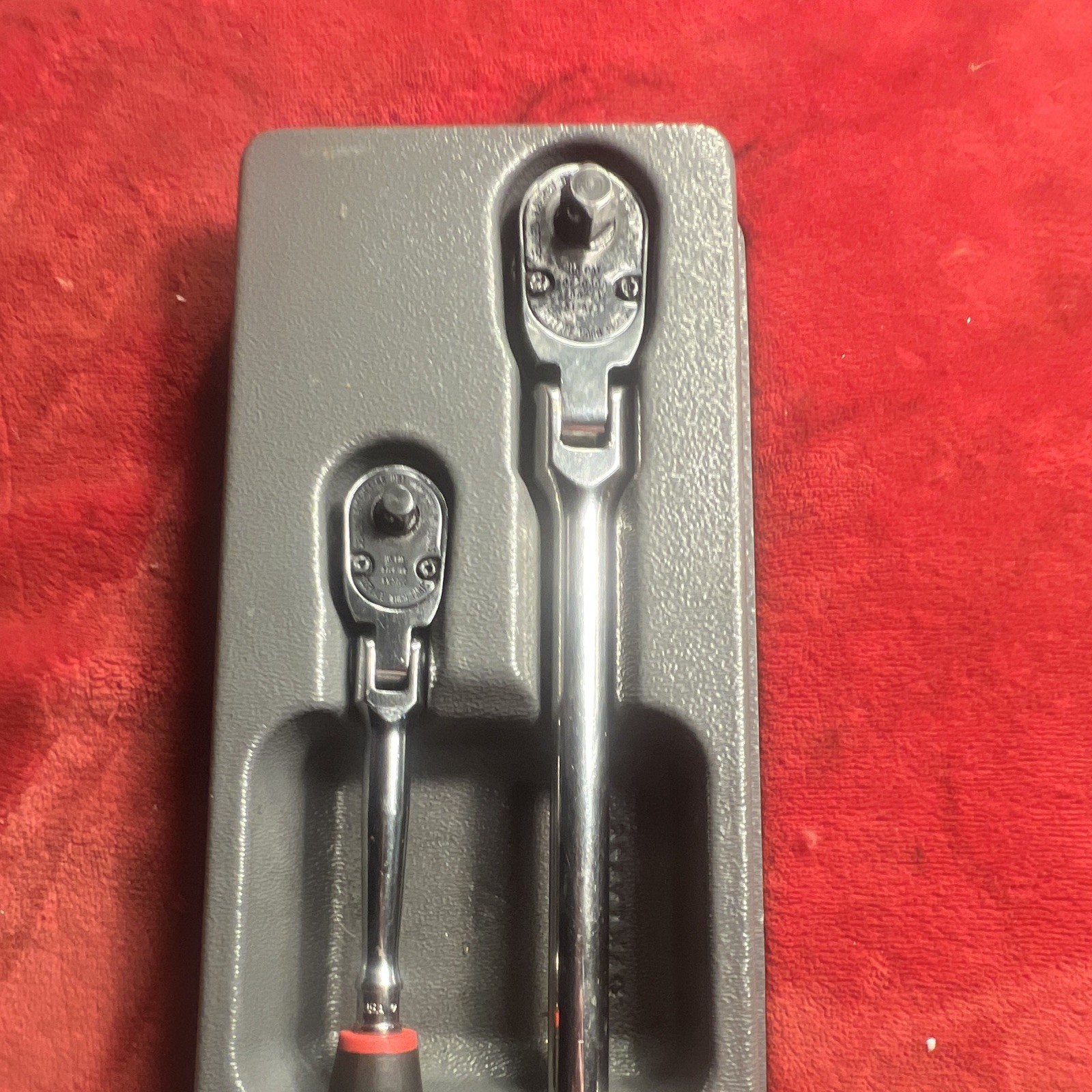 Snap On 100th Ratchet Set 3/8 & 1/4 Flex Head