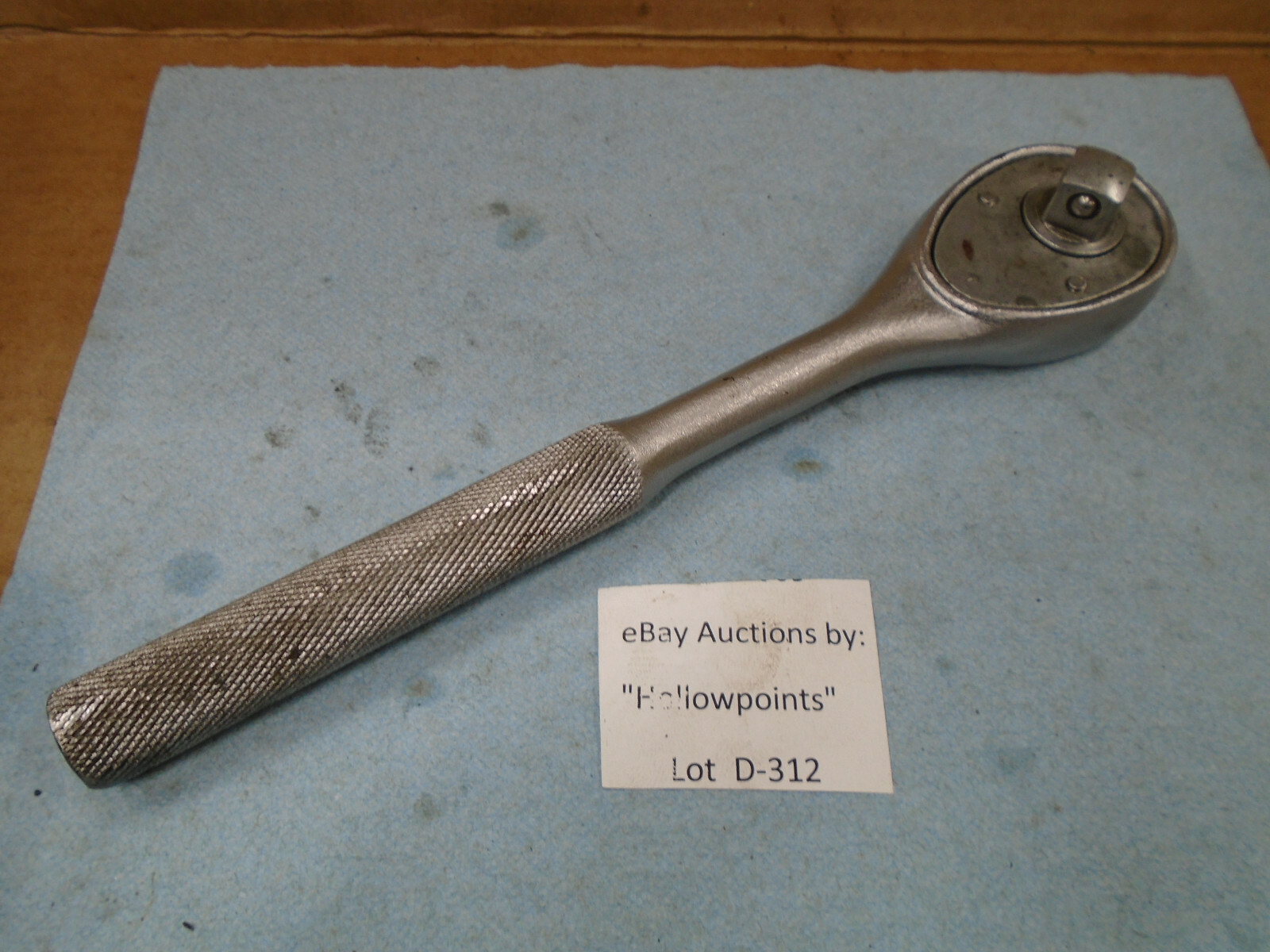 Penens Corp. USA 1/2″ Drive Ratchet No. 1661 Vintage Tool 9.6″ long D312