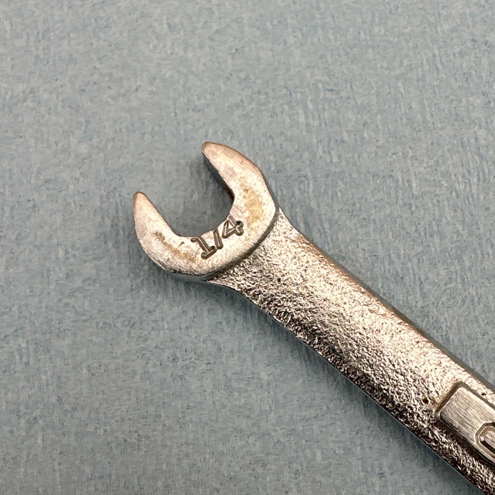 Vintage Craftsman 1/4» X 5/16» SAE Double Open Wrench 44571 -V- USA
