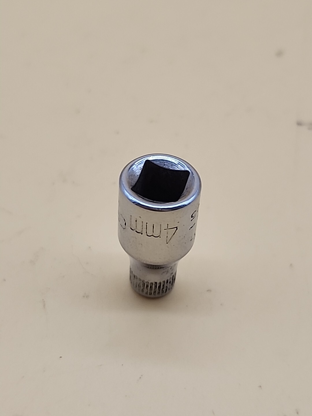 Craftsman Vintage NEW 4mm 6 Point 1/4″ Drive Shallow Socket G-43505 USA