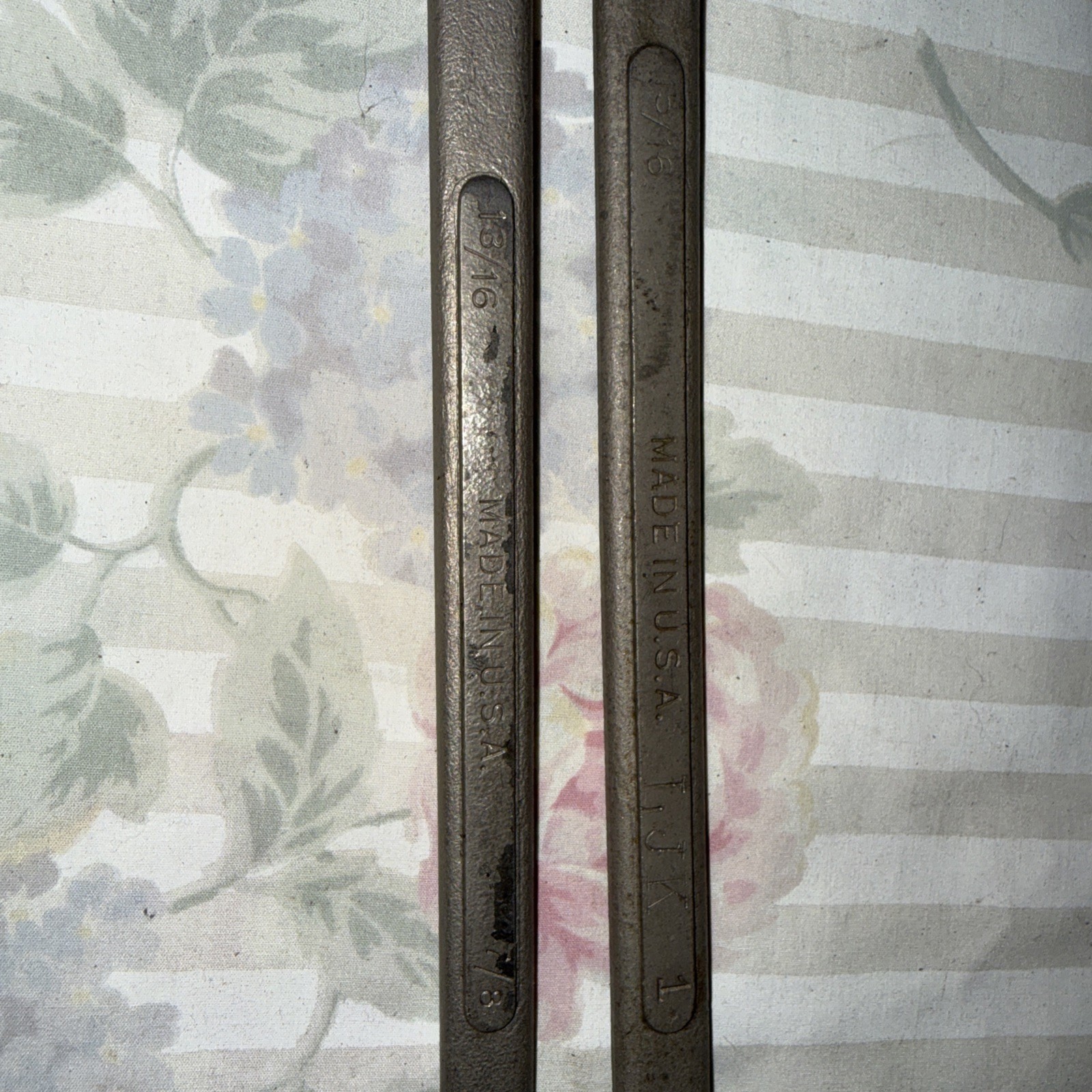 Vintage Artisan Box End Wrench’s #5&6. 15/16-1” And 13/16-7/8.
