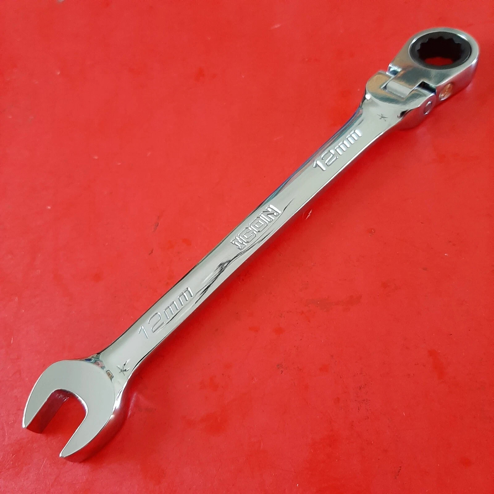 NEW ICON PROFESSIONAL 12MM FLEX HEAD RATCHETING WRENCH WRFM12 RATCHET 12PT POINT