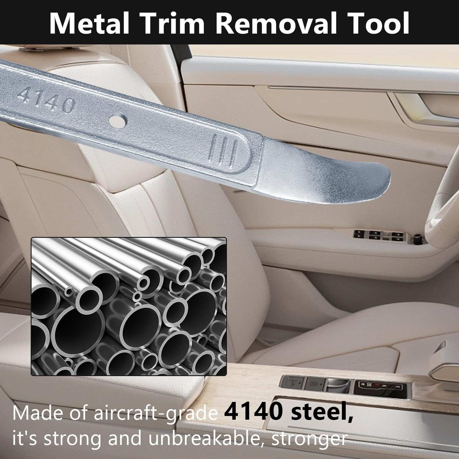 4140 Pry Tool, Trim Removal Tool, Panel Removal Tools for Auto Trim, Interior…