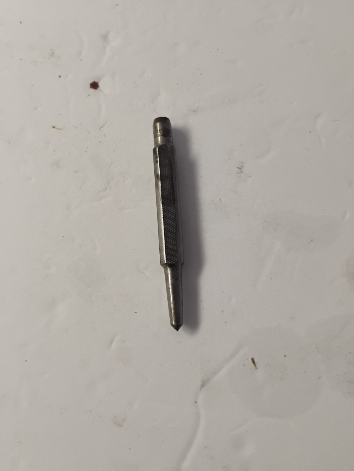 L. S. Starrett 1/4” Center Punch Square Shank 4″ Long USA