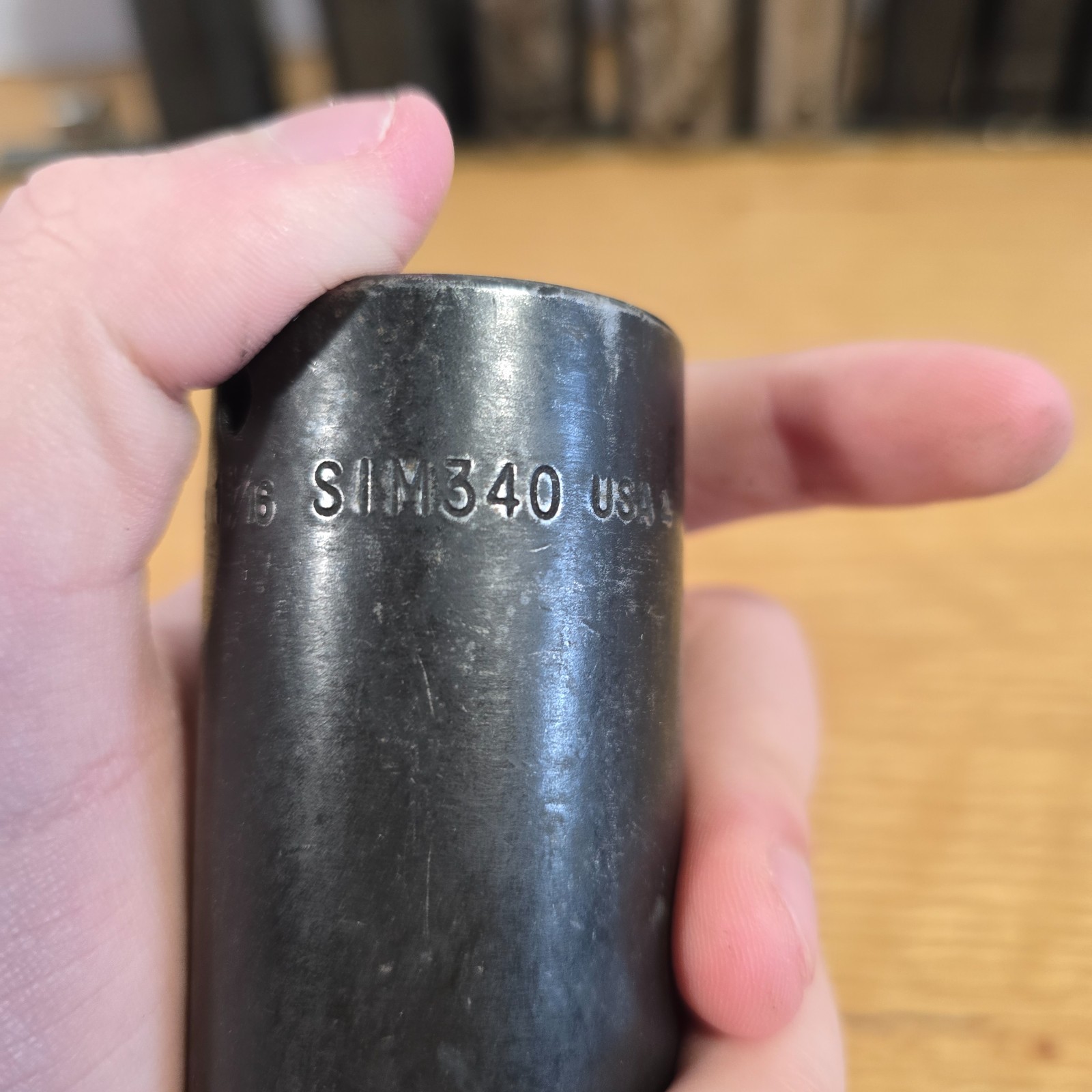 Snap-on SIM160 – SIM340 9 Piece 1/2” Dr. 6 Point Deep Impact Socket Set / USA P2