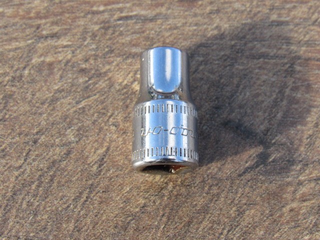 SNAP ON 6MM TMM6 1/4″ DRIVE METRIC 6 PT SHALLOW CHROME SOCKET 6 MM TMM ID MARK