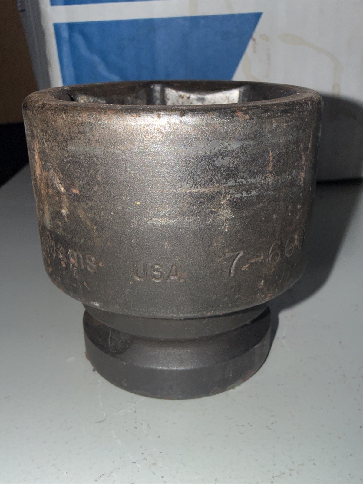 Williams 1” Drive Shallow Impact Socket 6-Point 1-7/8”, Black Industrial Finish