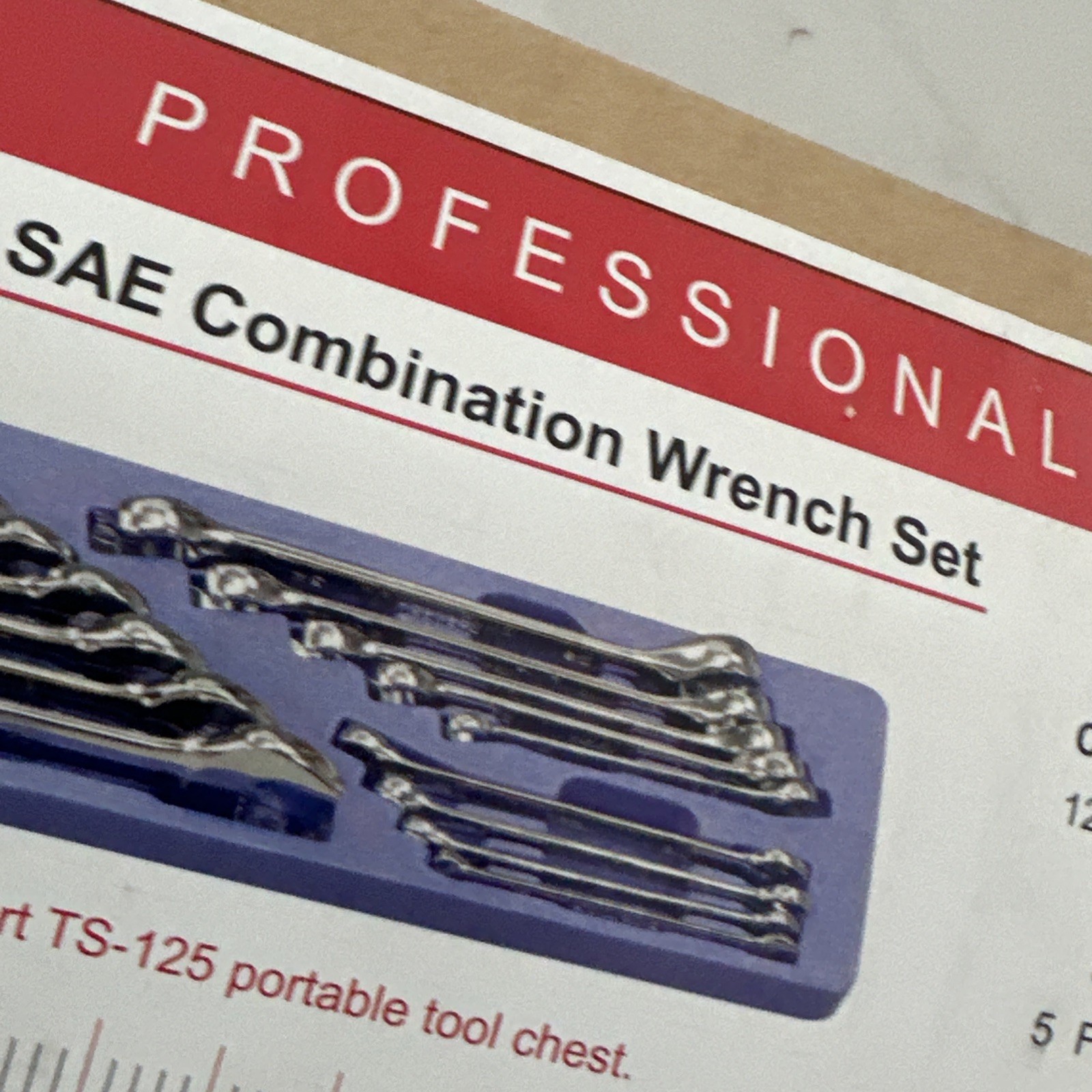 Genius Tools 17 Piece SAE Combination Wrench Set Chrome – TS-7517 New