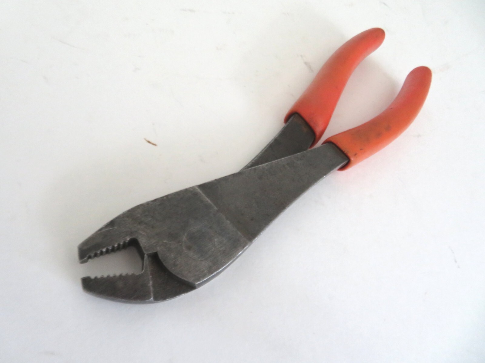 Snap-On 208BCP Pliers Orange Handle Rounded Nose Battery Terminal Pliers USA