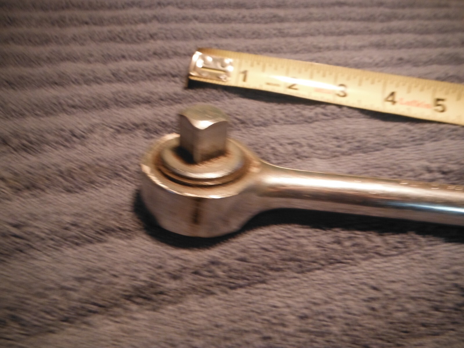 Vintage Wizard Forged in USA 1/2″ Drive Ratchet Model H2833 10in Long