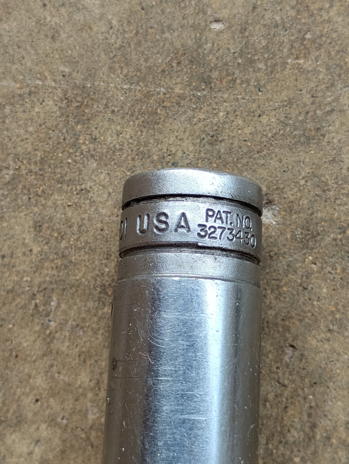 Vintage Snap On S-201 5/8 Extra Deep 12pt 1/2 Drive Chrome Socket USA Tool