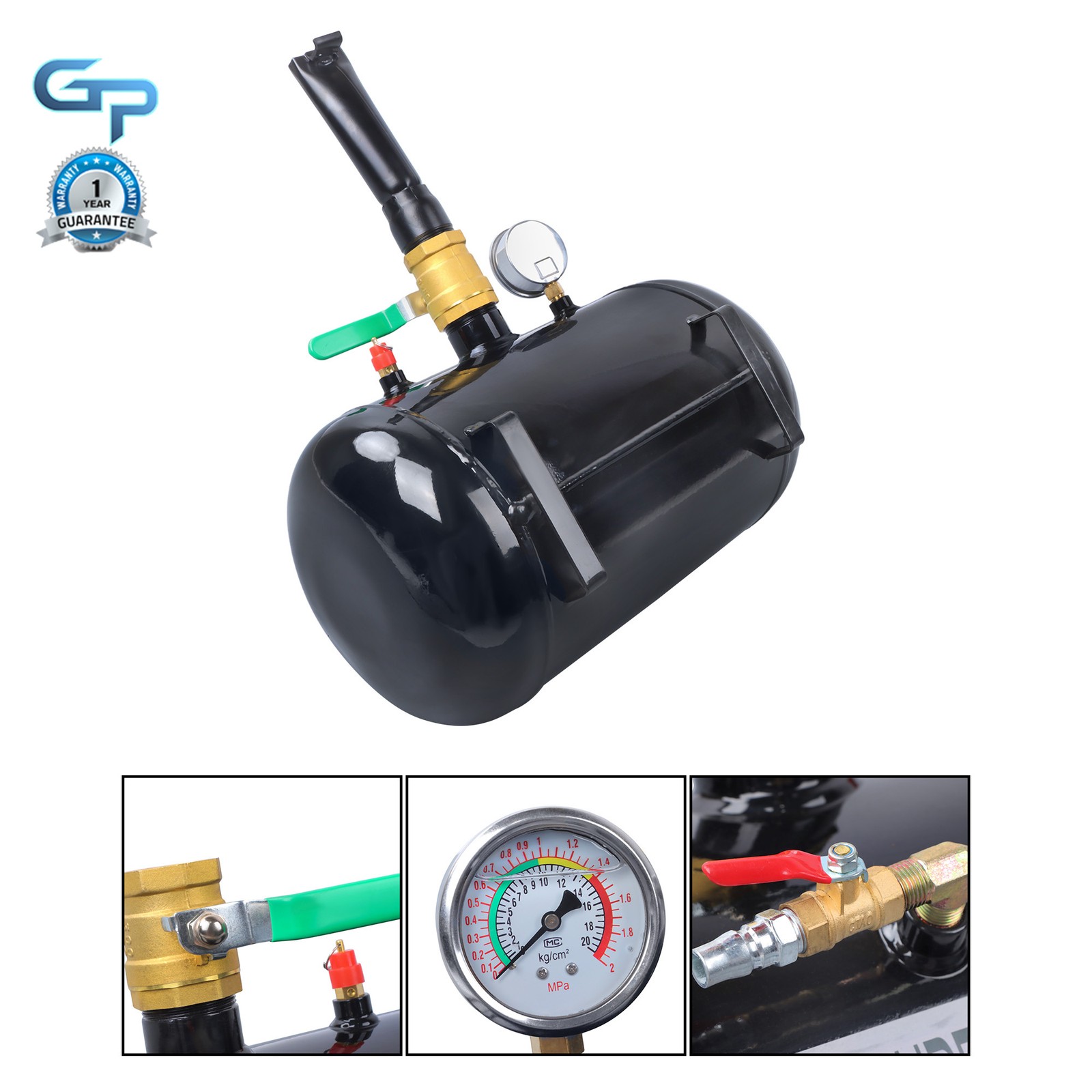Air Tire Bead Seater (5 Gallon) Blaster Tool Seating Inflator Truck ATV 145PSI