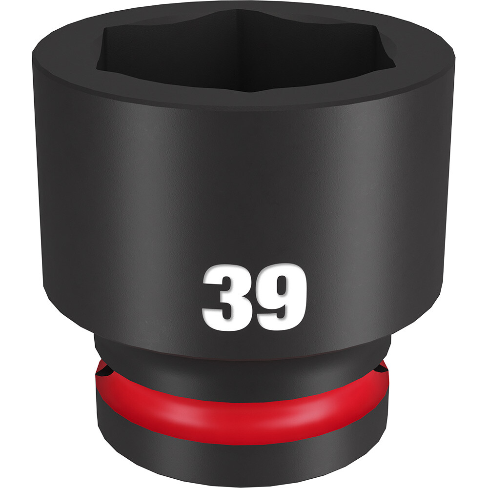 Milwaukee 49-66-6377 SHOCKWAVE Impact Duty 3/4 Drive 39MM Standard 6 Point Socke