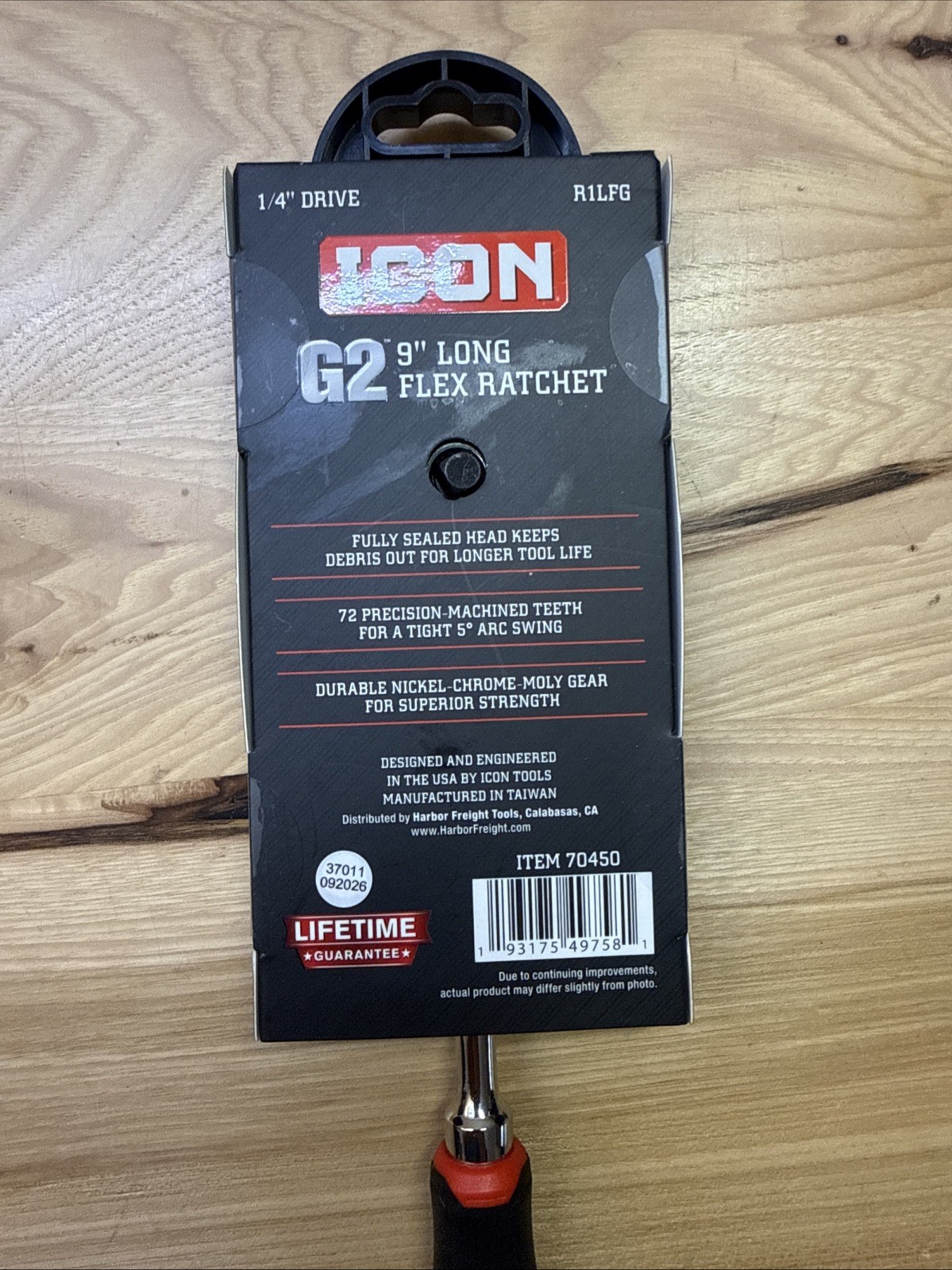 Icon G2 Ratchets 3/8 14” R2LKG Flex Head ,1/4Drive R1LFG 9” Long Flex Head & Mat