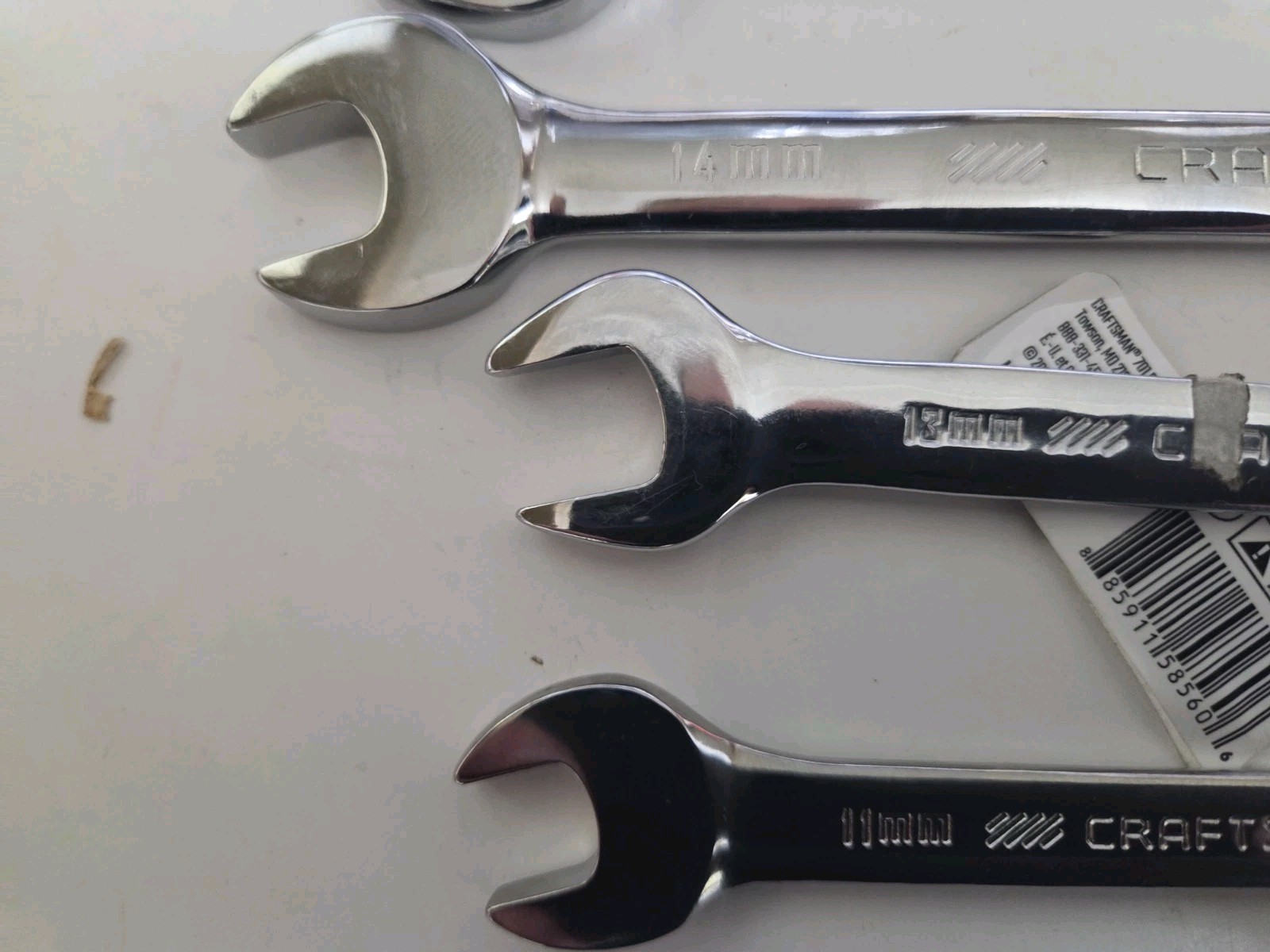 Craftsman 5 PIECE Metric Ratchet Wrenches – 17mm, 16mm, 14mm, 13mm, 11mm – NEW